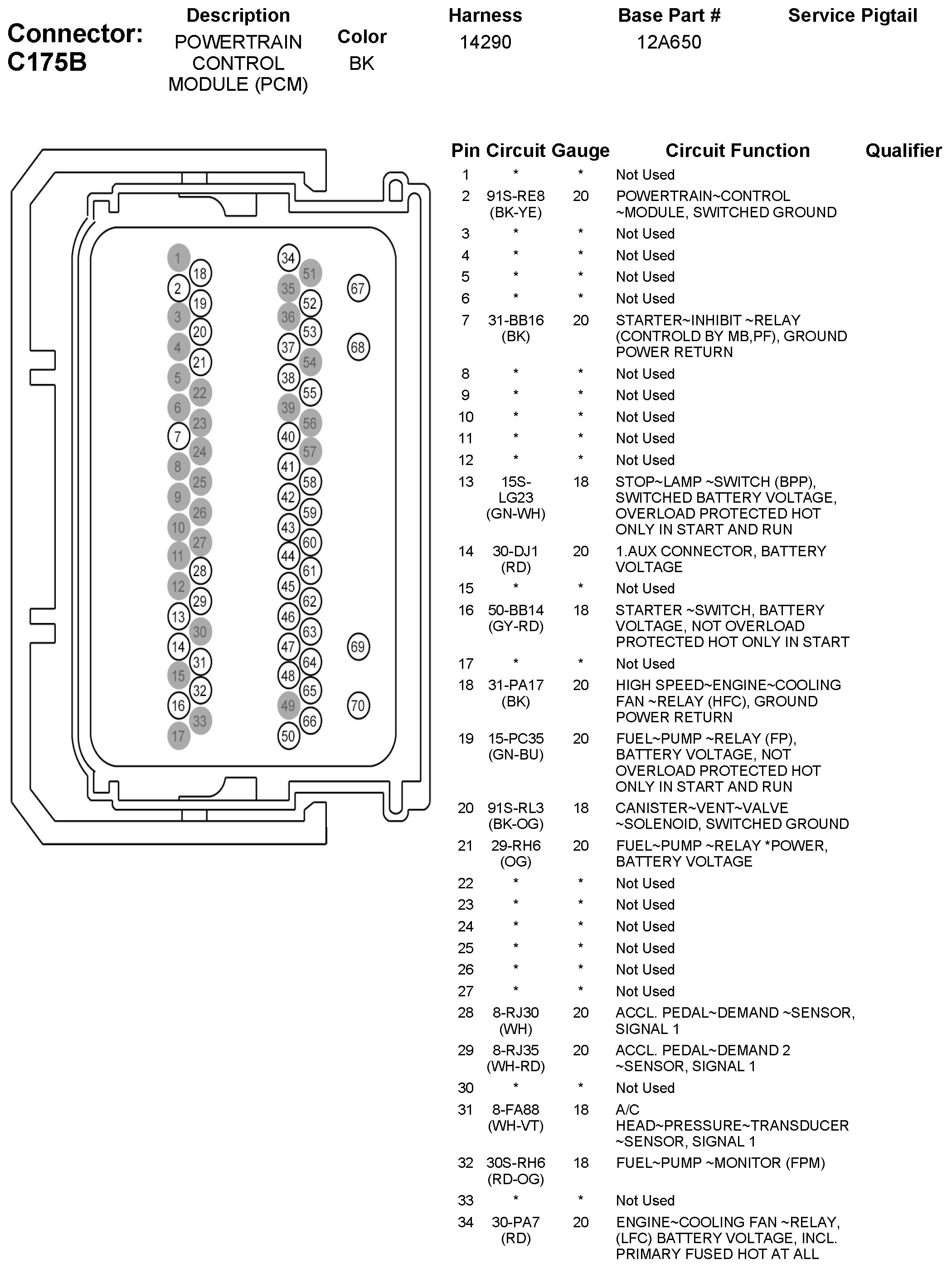Factory service manual diagram