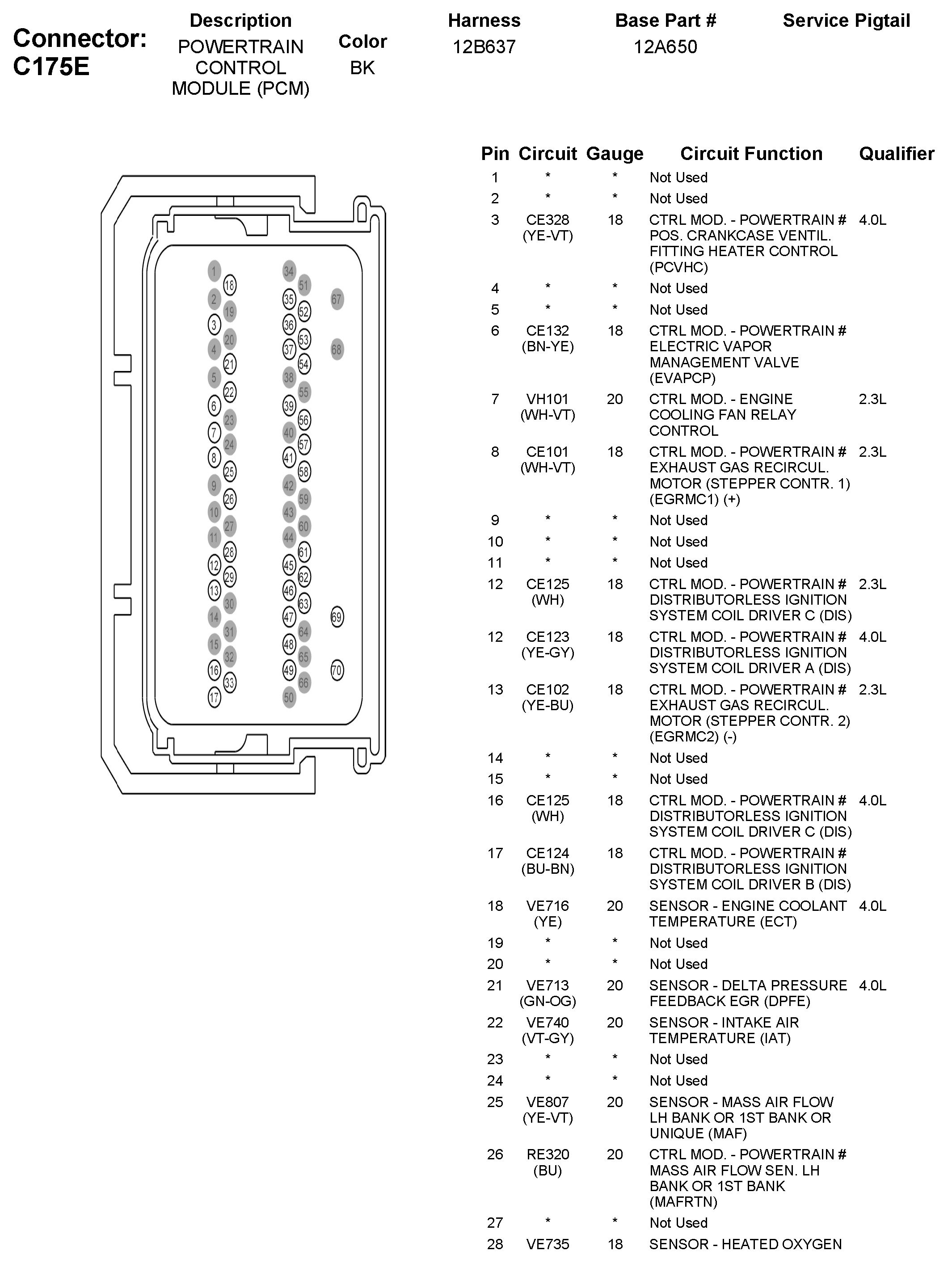 Factory service manual diagram