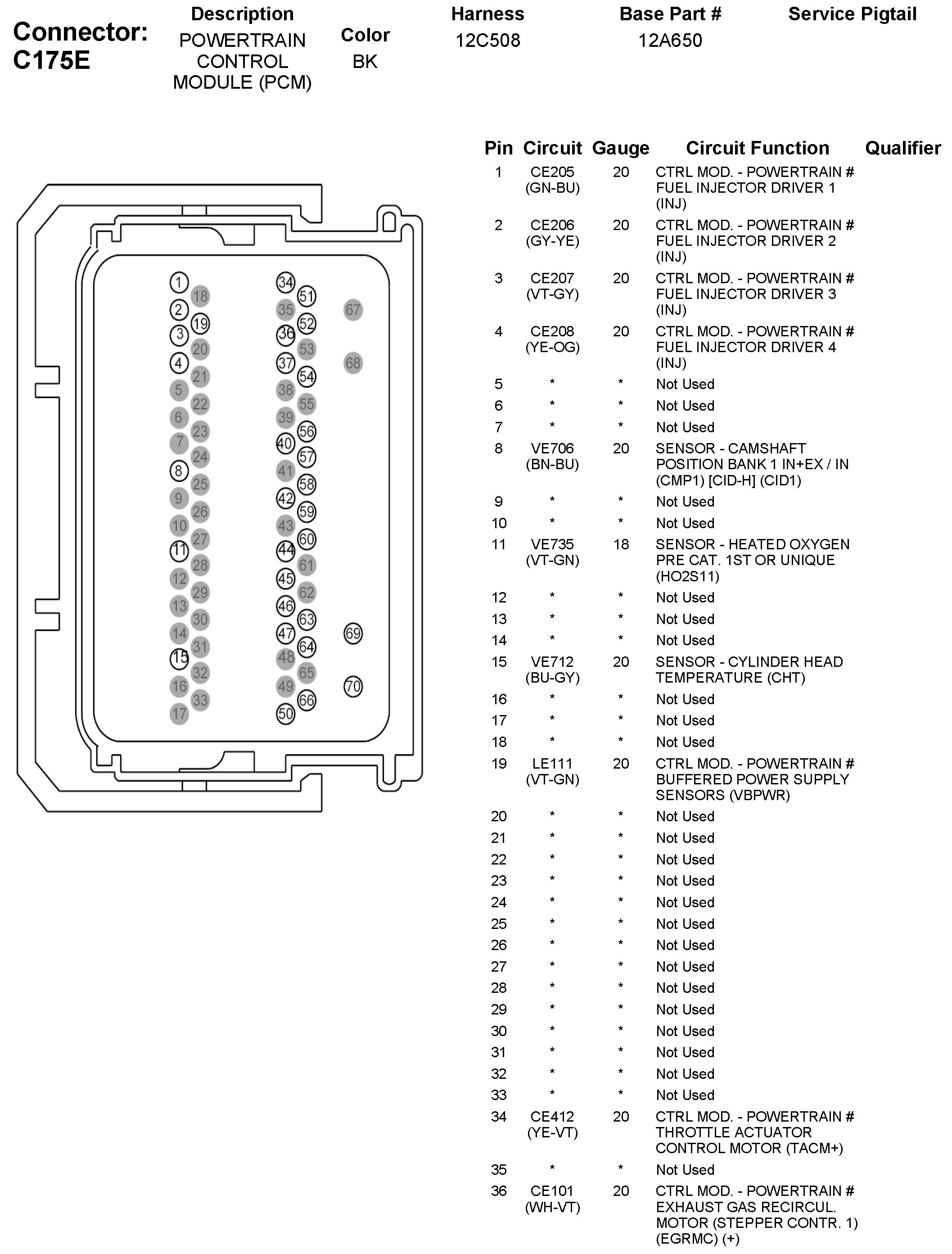Factory service manual diagram