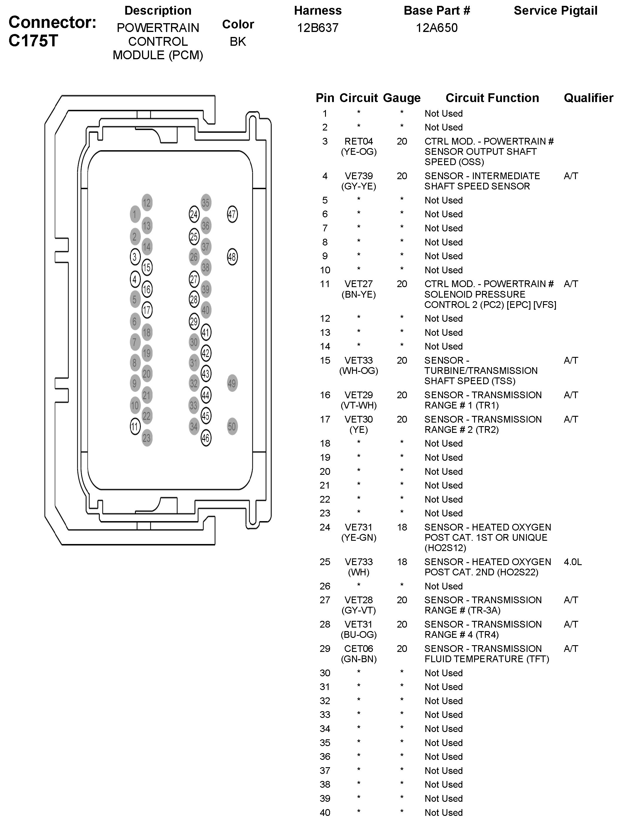 Factory service manual diagram