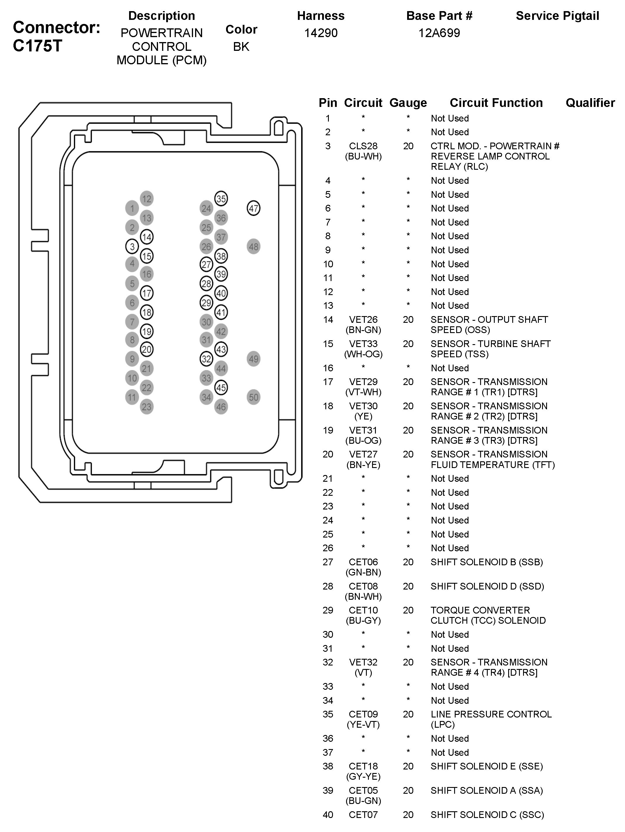 Factory service manual diagram