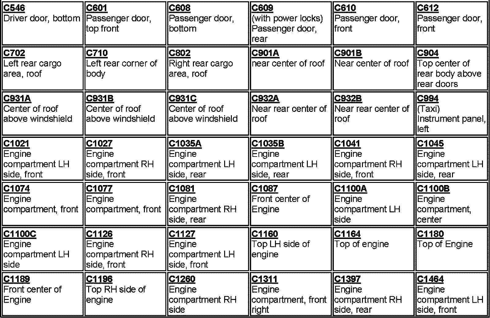 Factory service manual diagram