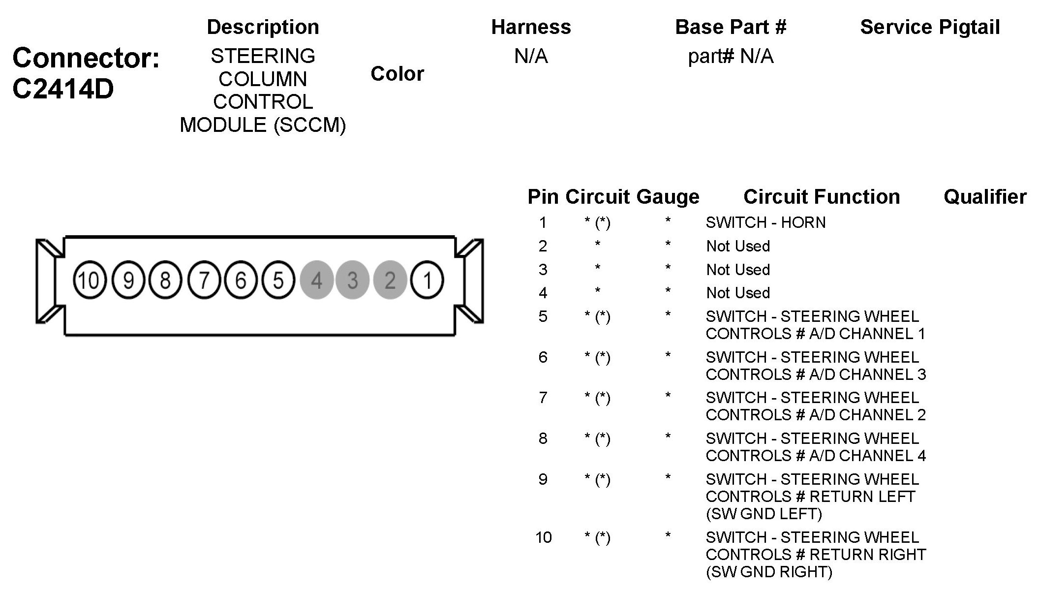 Factory service manual diagram