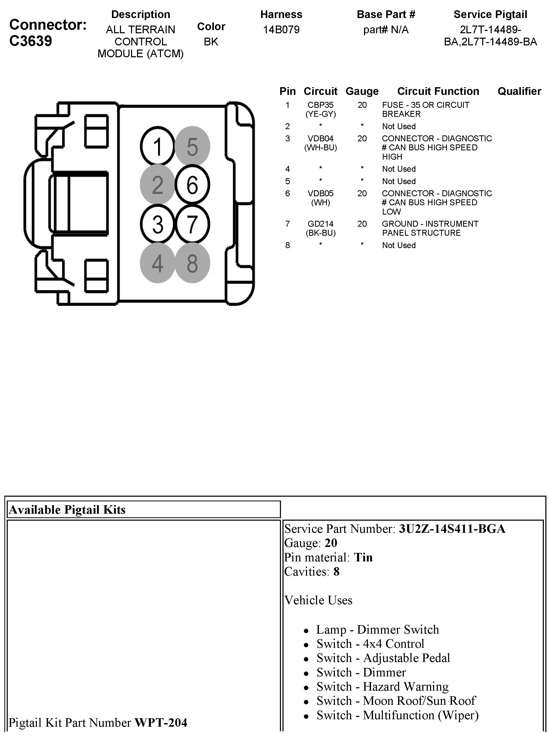 Factory service manual diagram