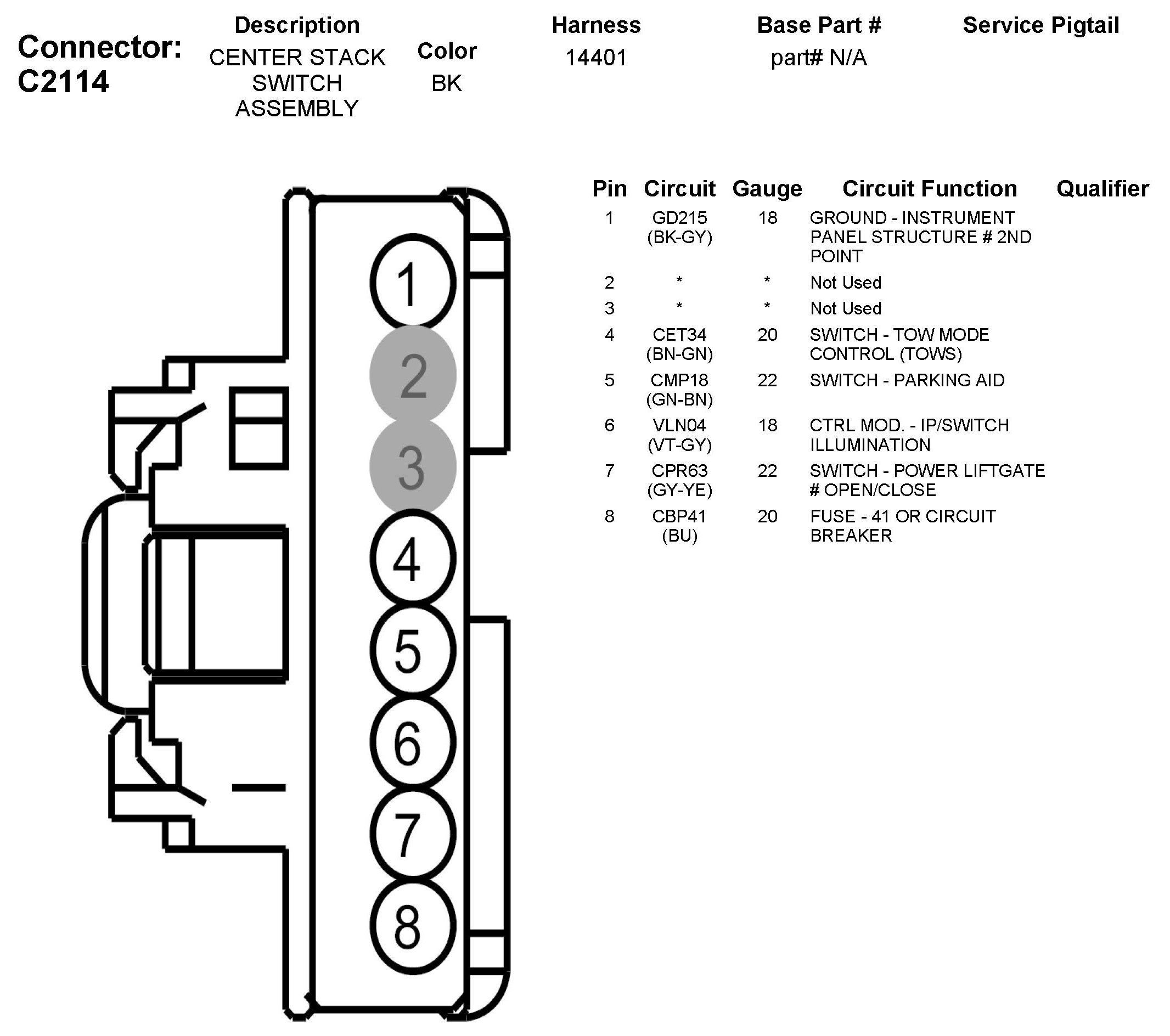 Factory service manual diagram
