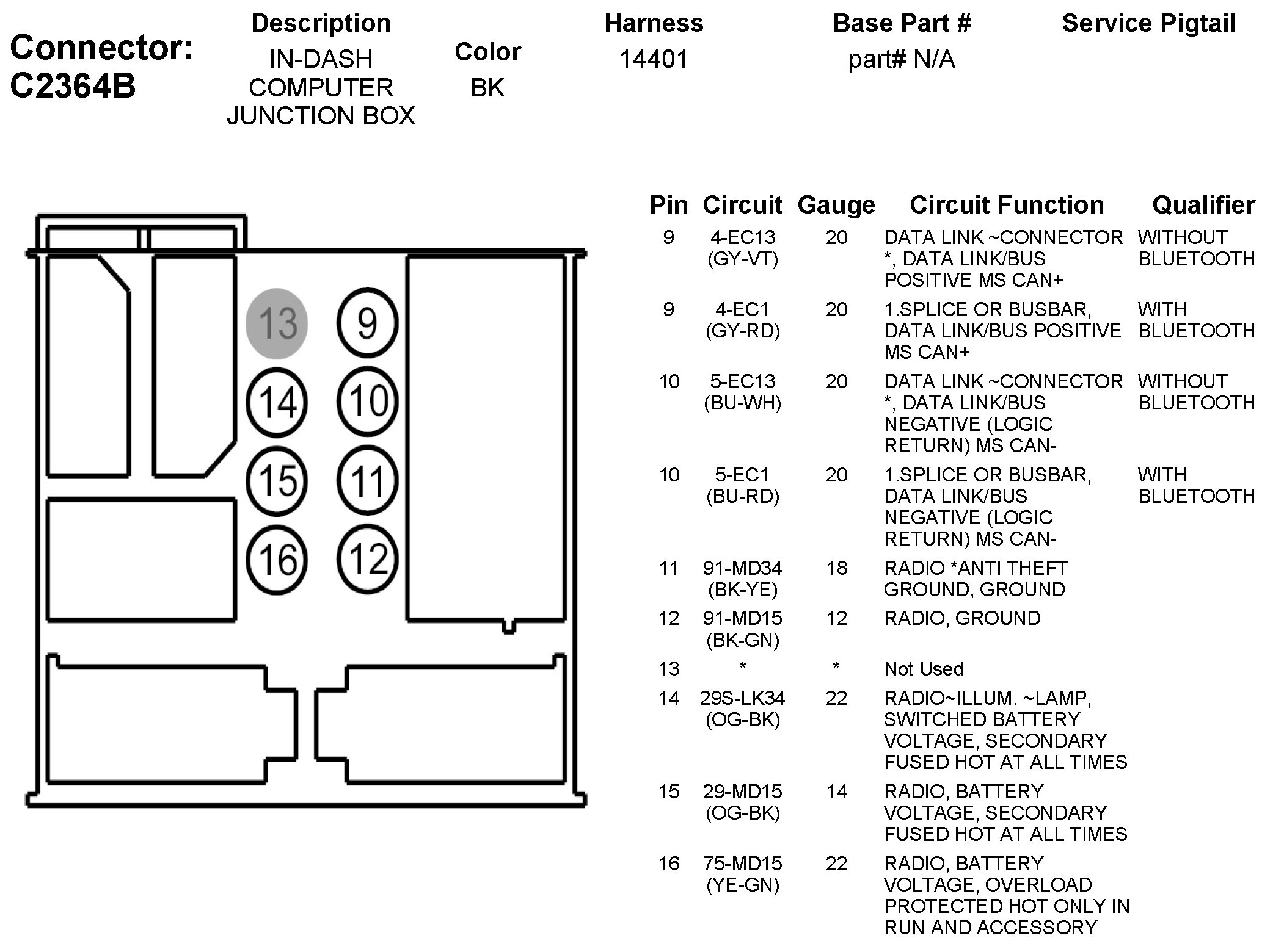 Factory service manual diagram