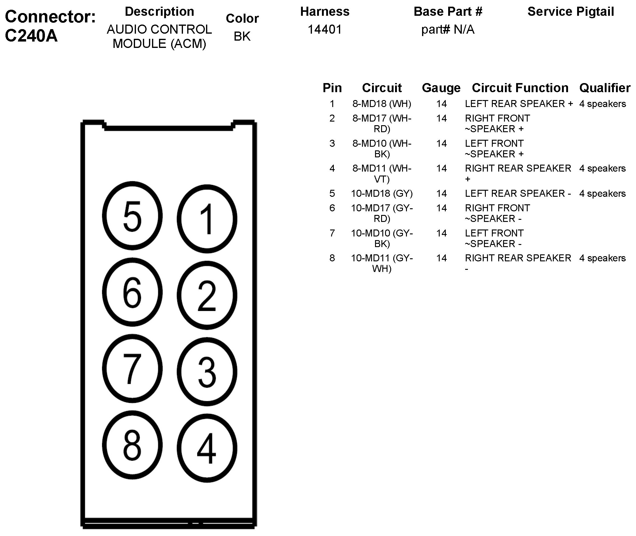 Factory service manual diagram