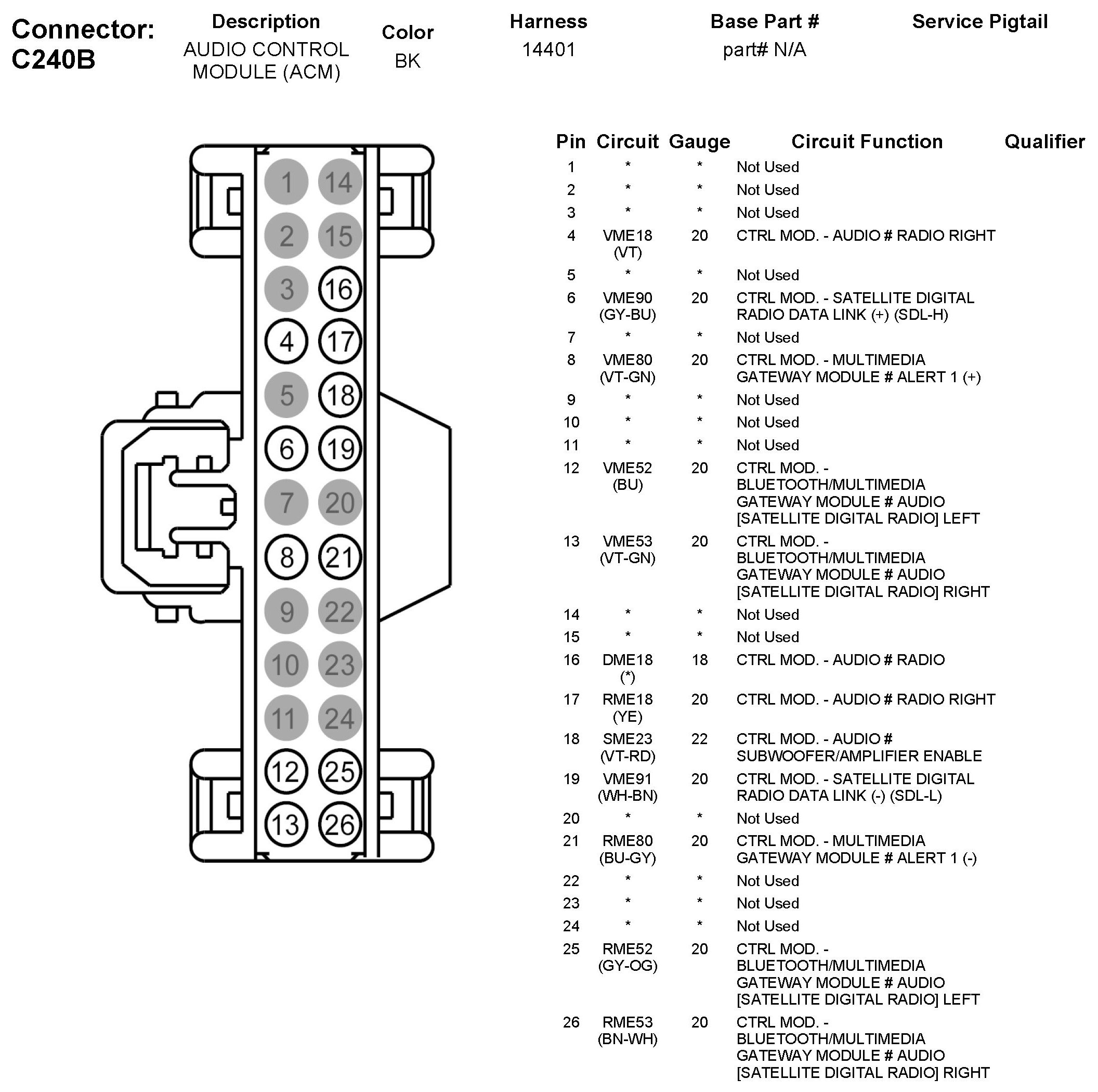 Factory service manual diagram