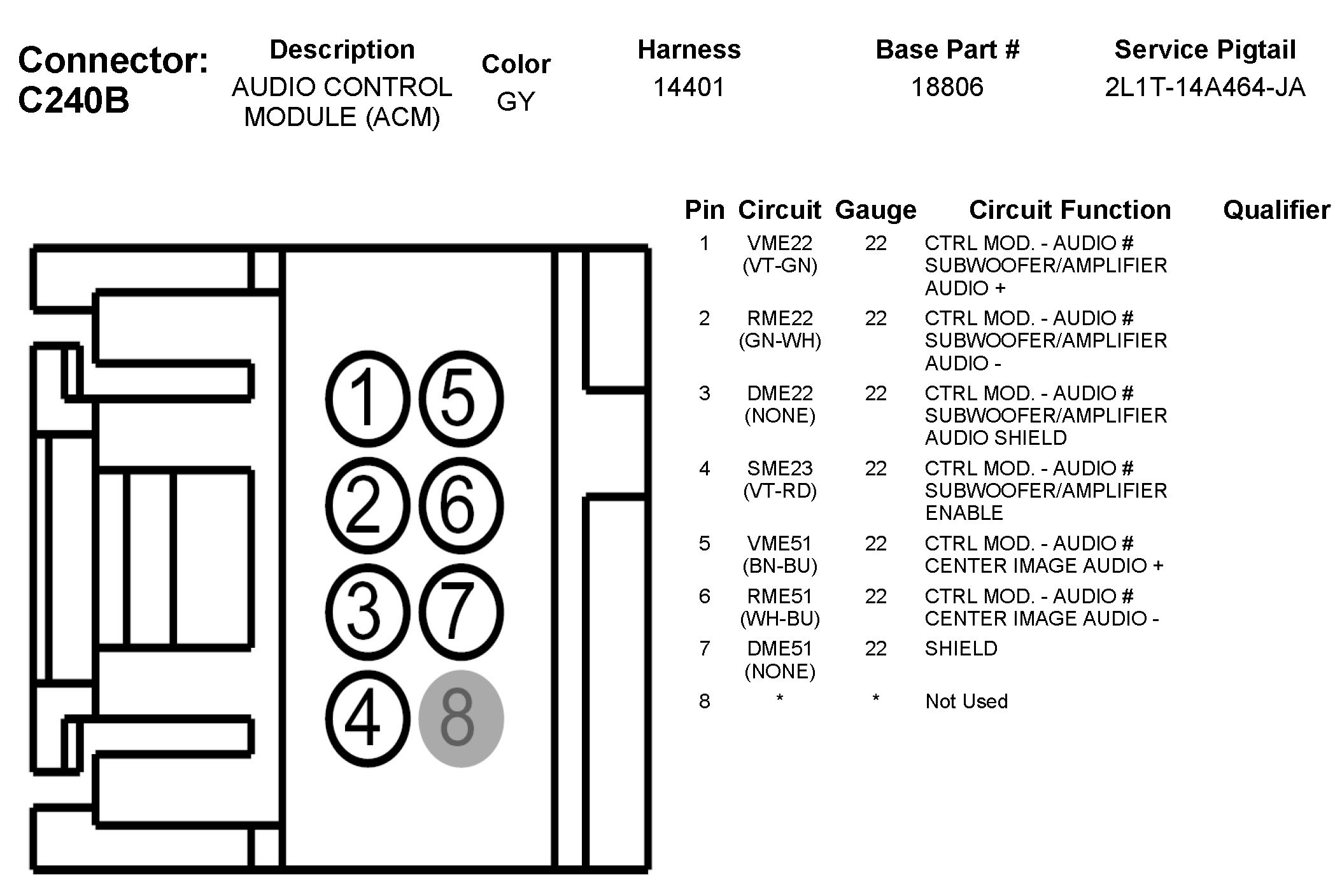Factory service manual diagram