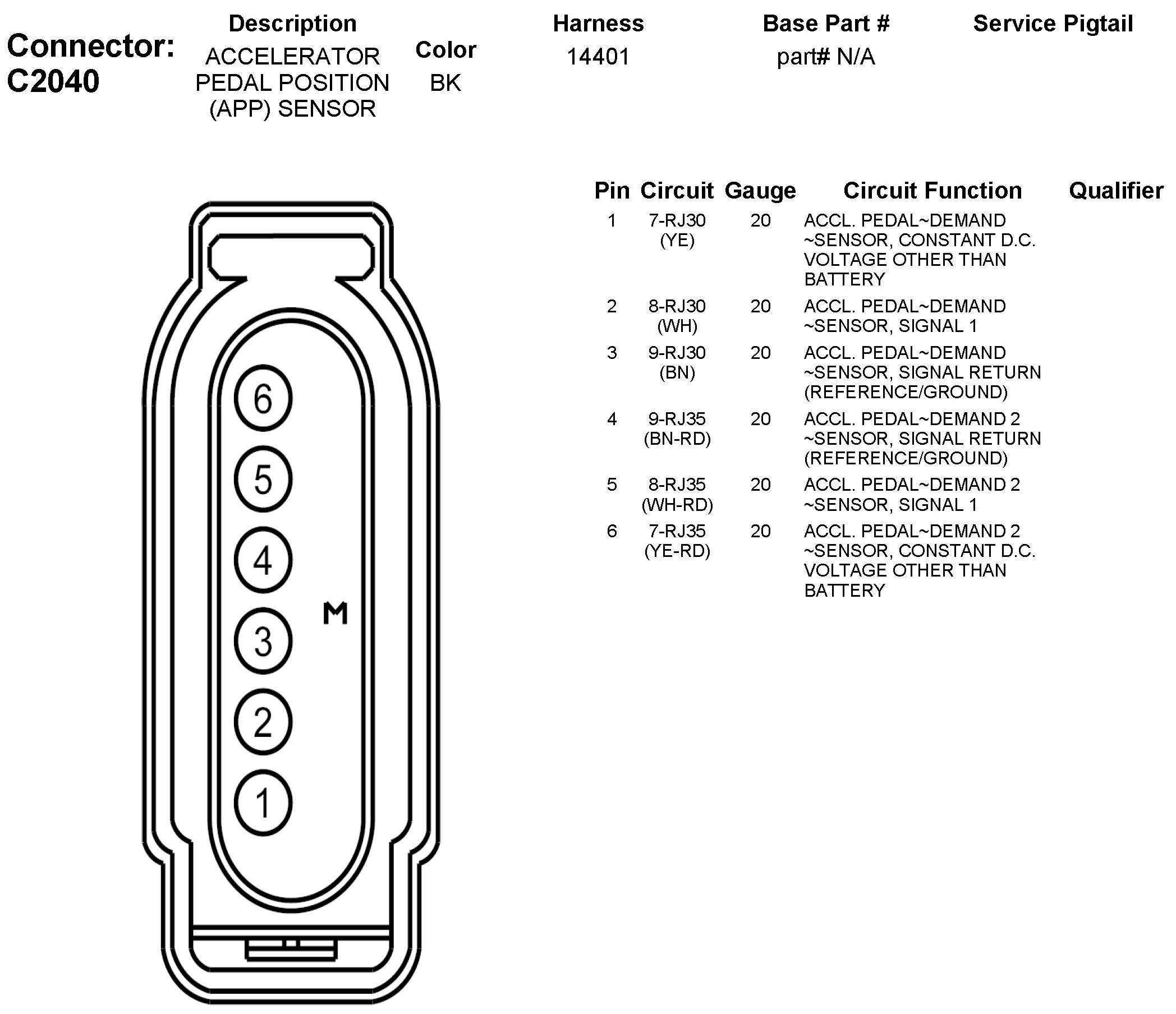 Factory service manual diagram