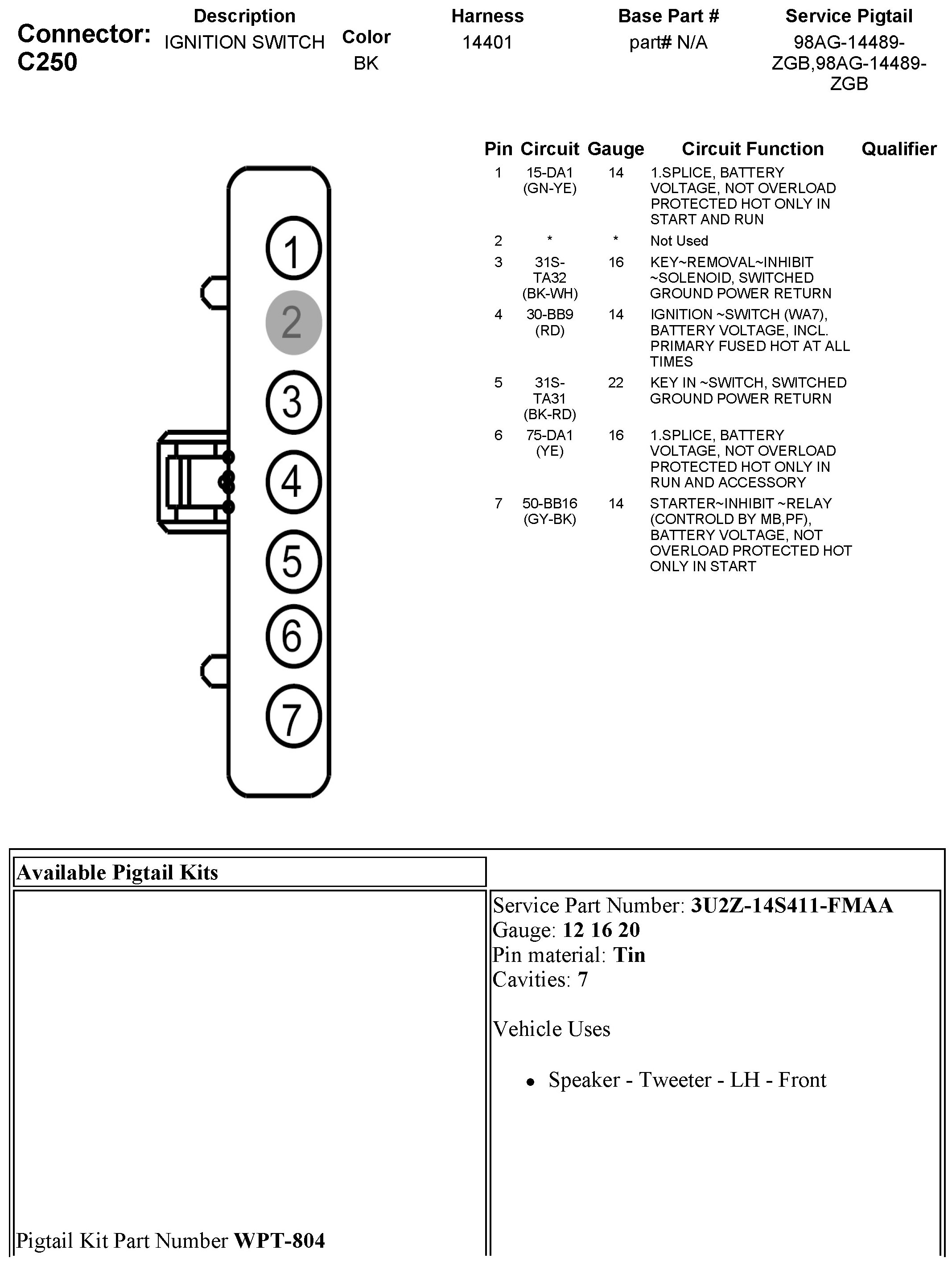 Factory service manual diagram