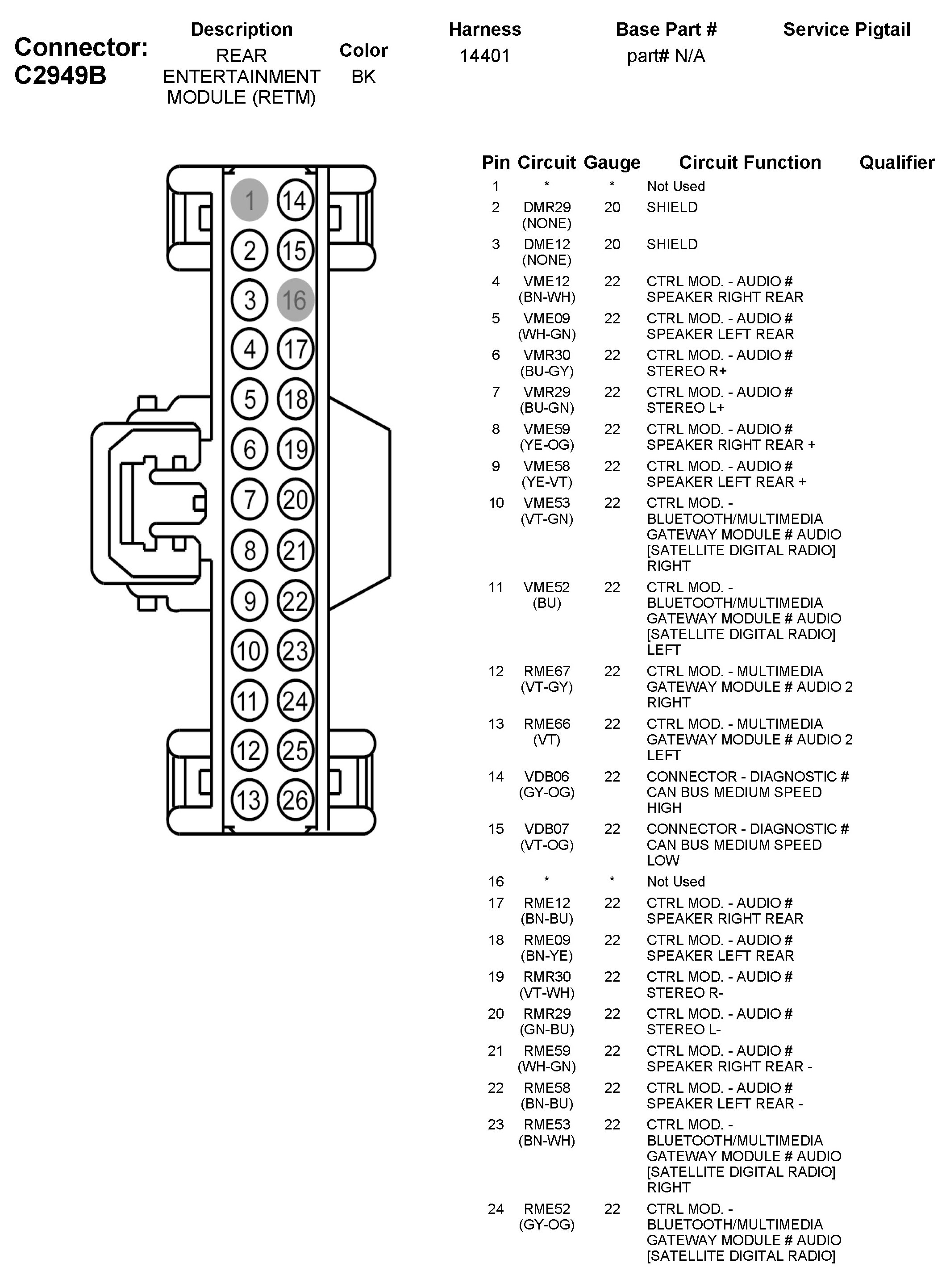 Factory service manual diagram