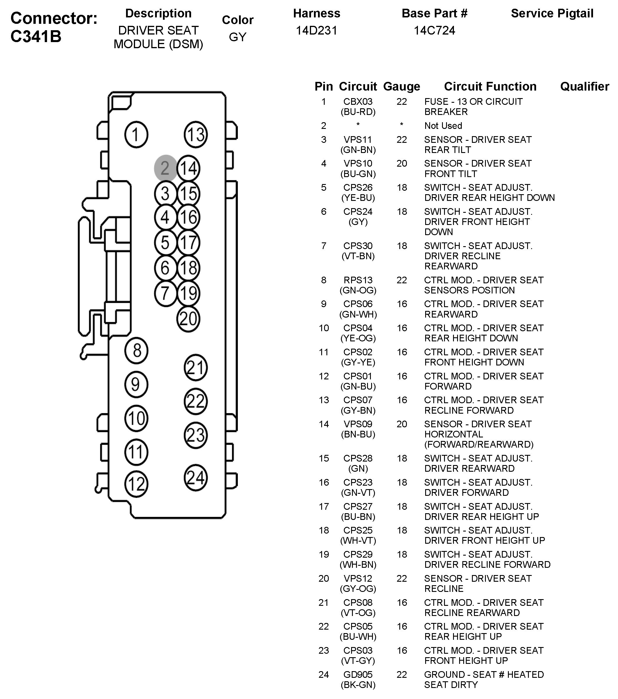 Factory service manual diagram