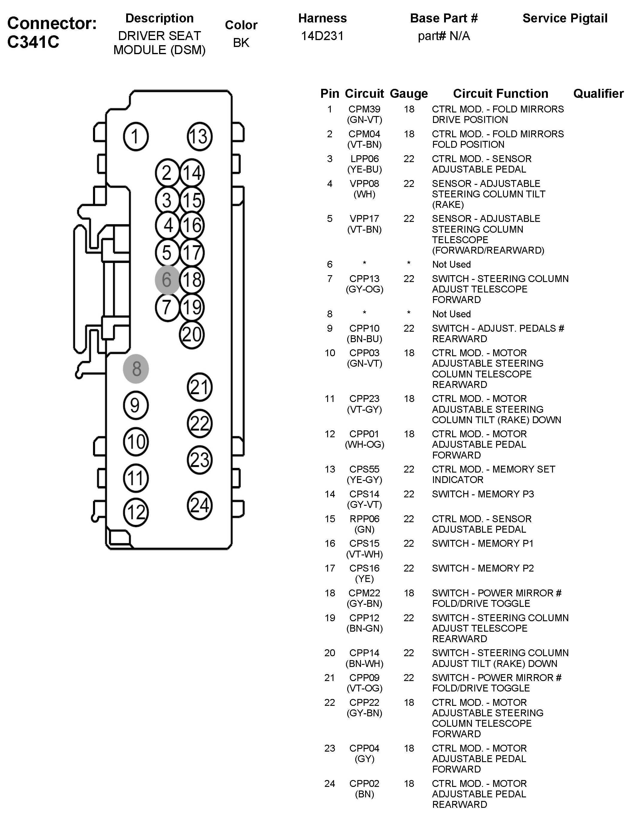 Factory service manual diagram