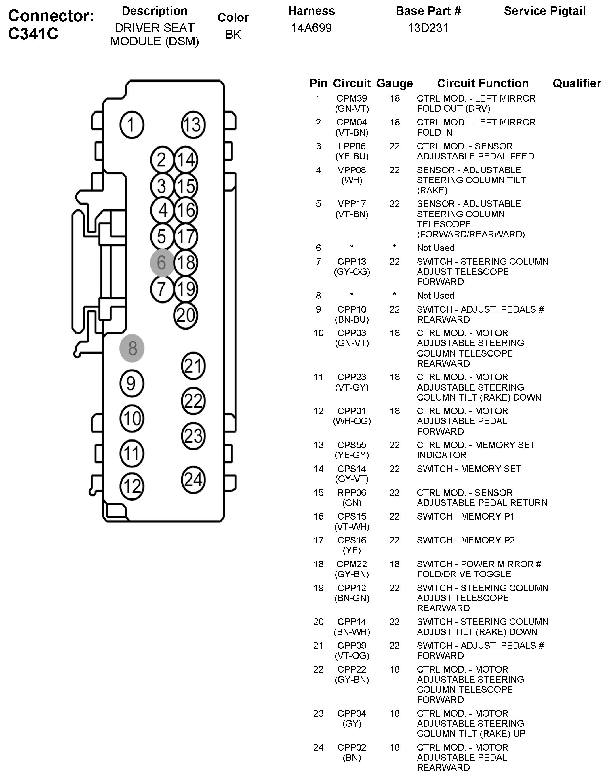 Factory service manual diagram