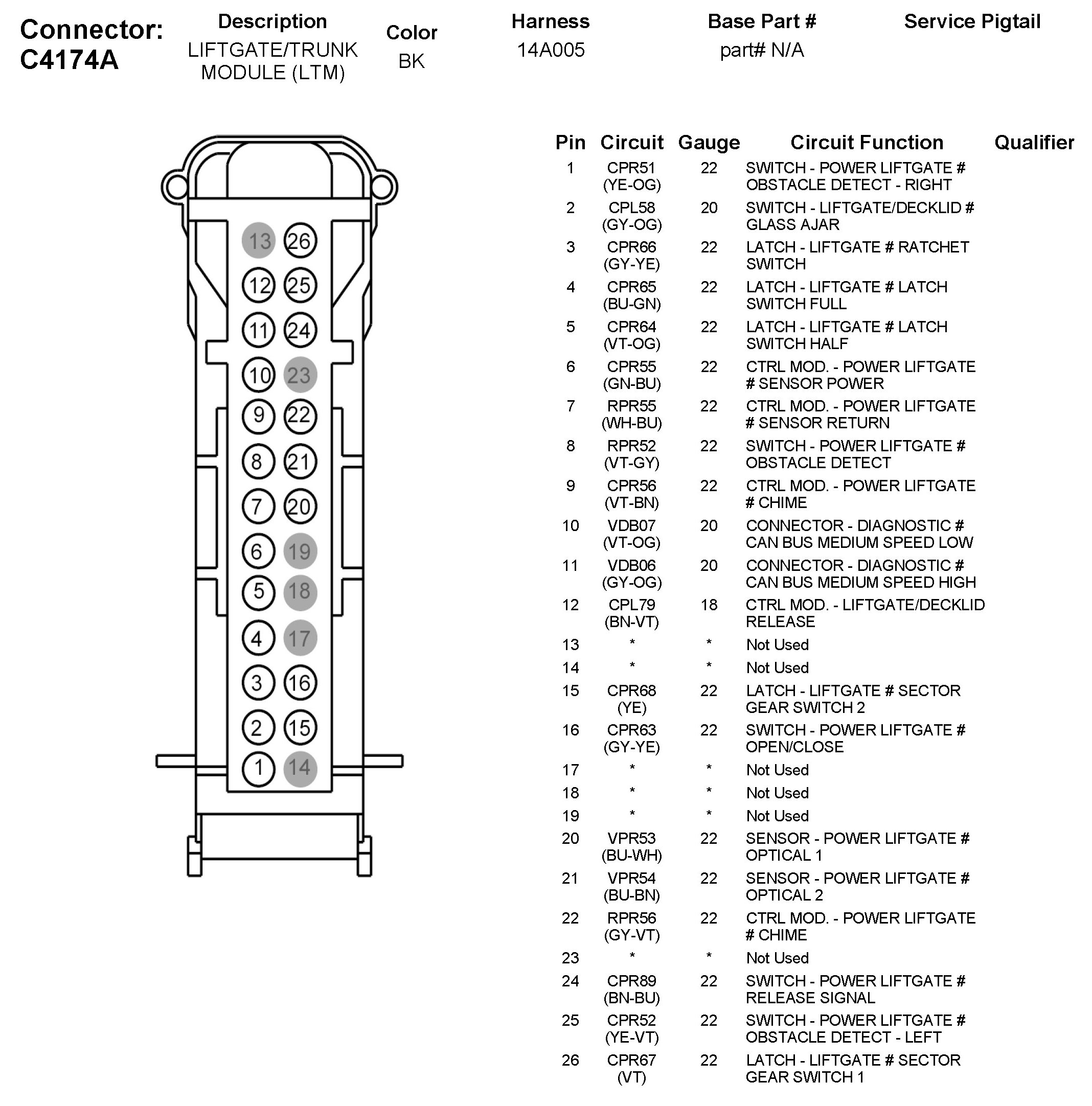 Factory service manual diagram