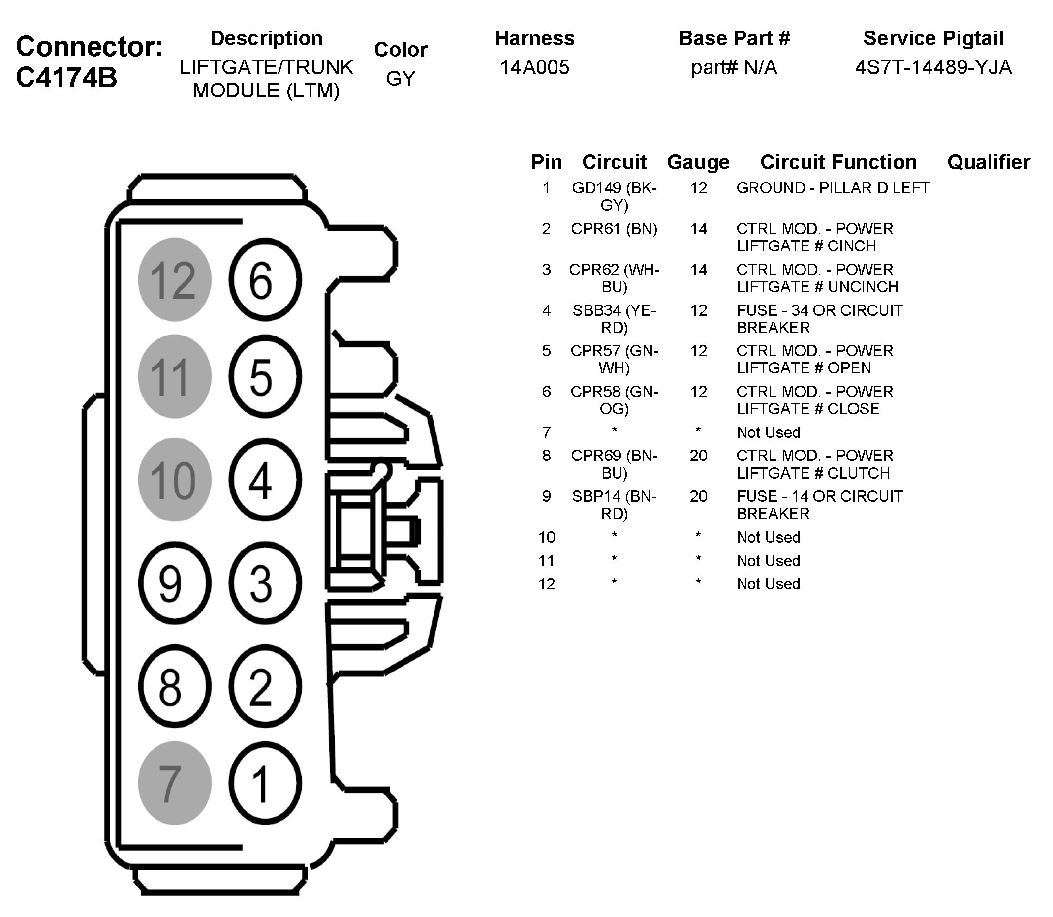 Factory service manual diagram