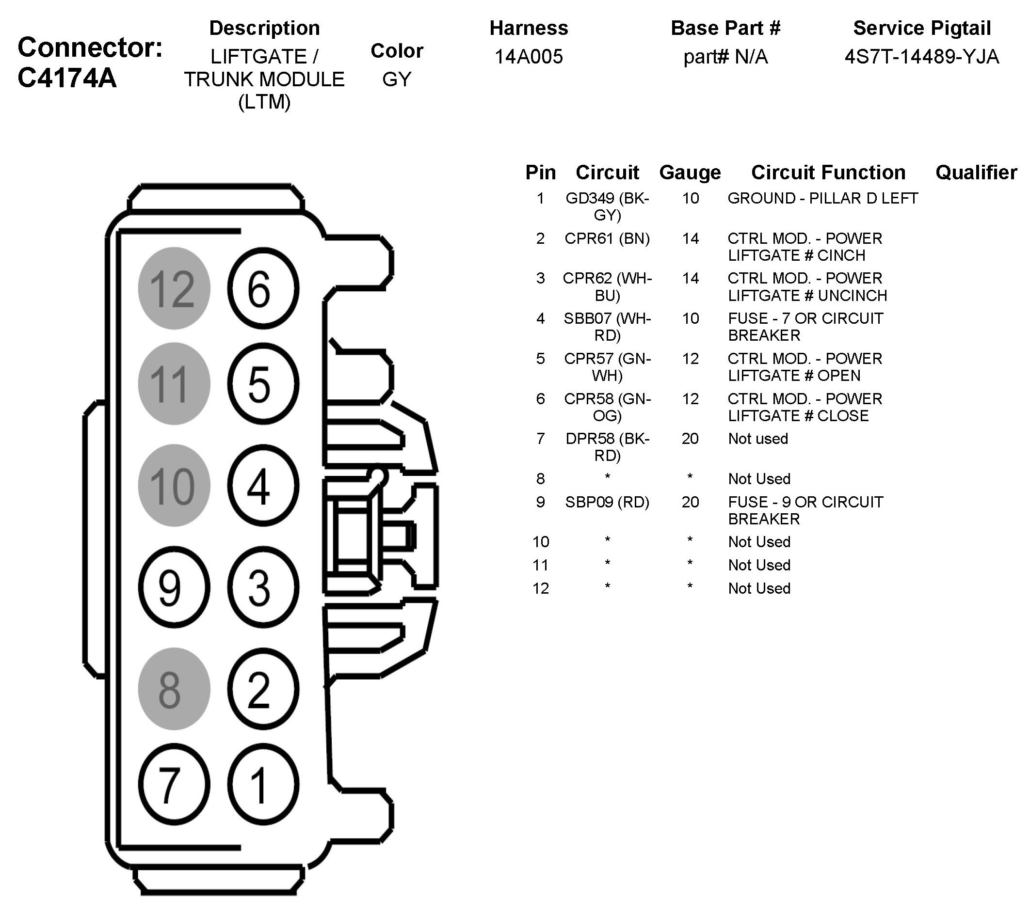 Factory service manual diagram