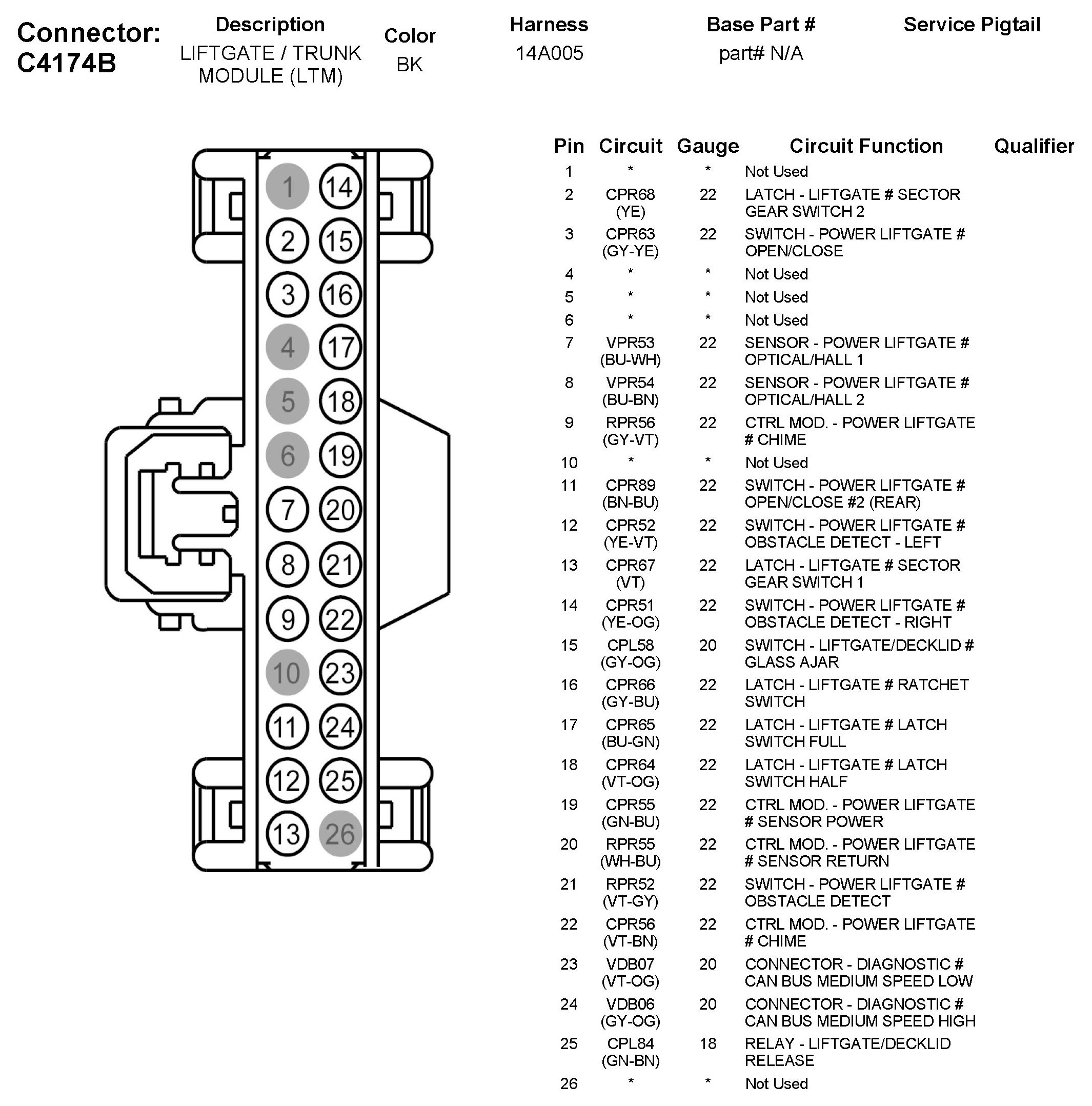 Factory service manual diagram