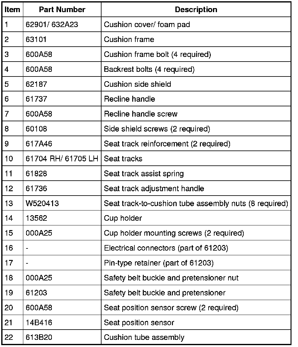 Factory service manual diagram
