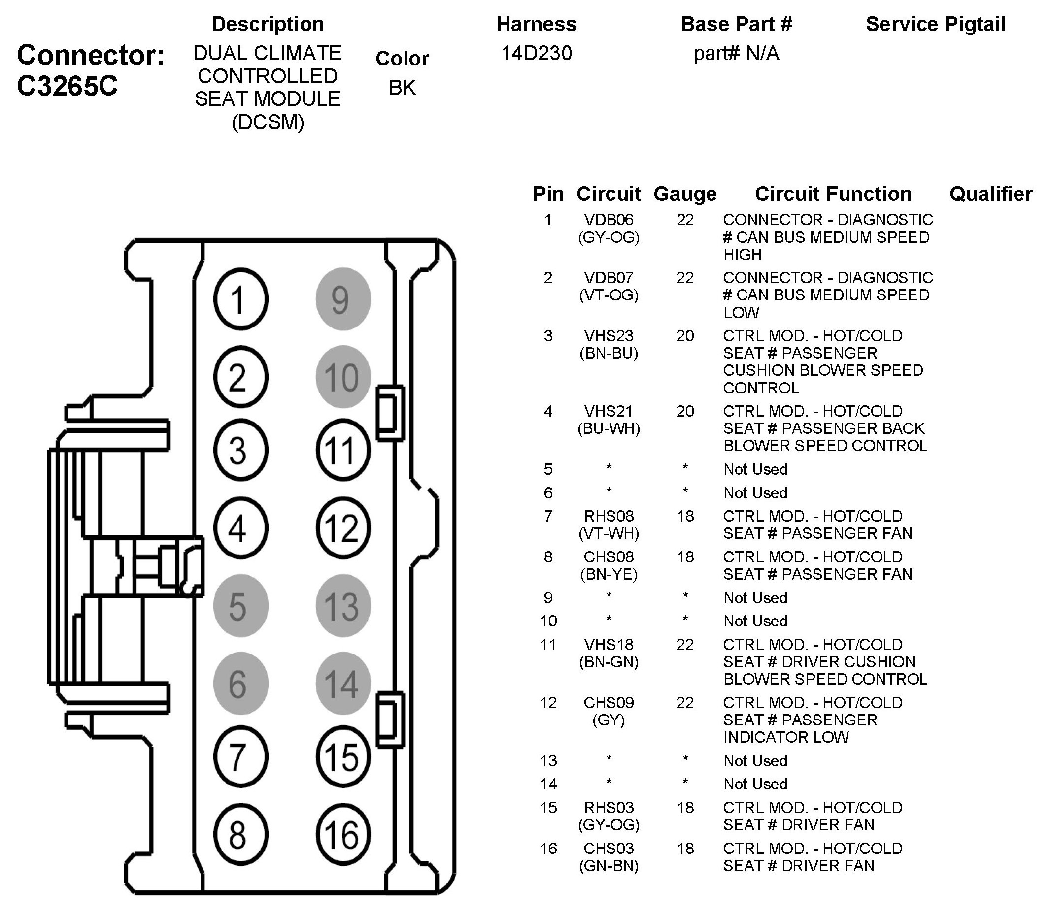 Factory service manual diagram