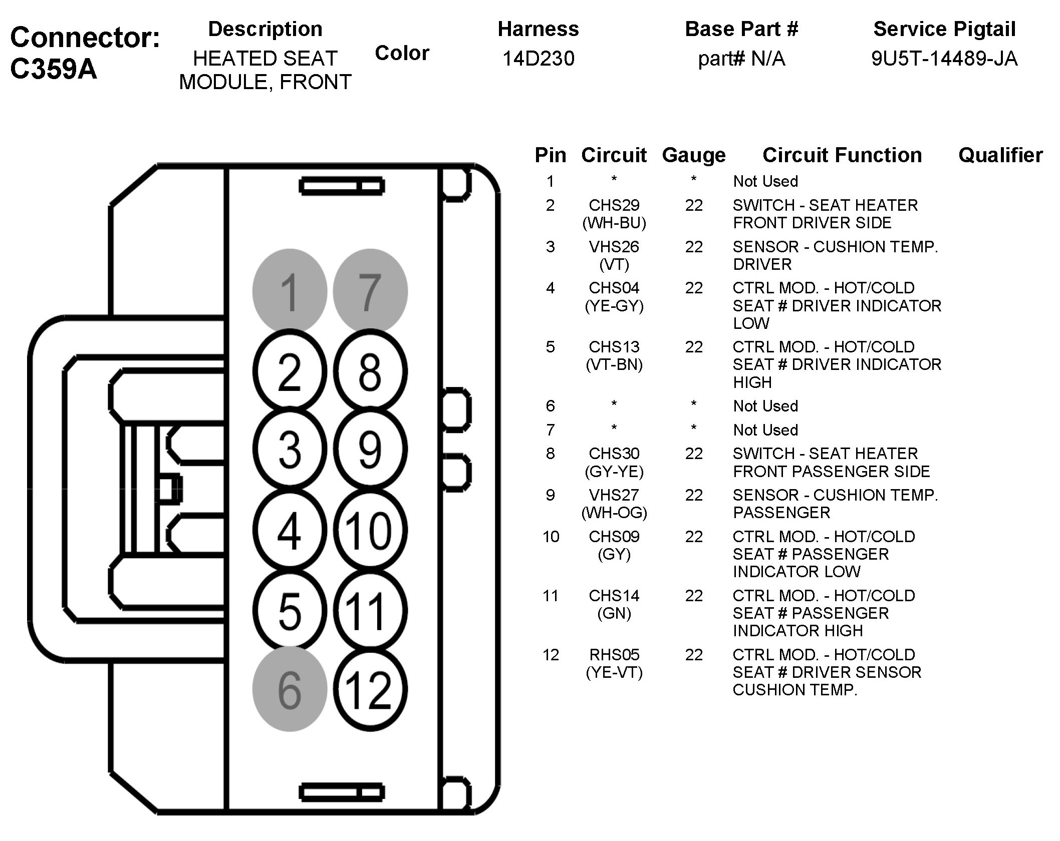 Factory service manual diagram