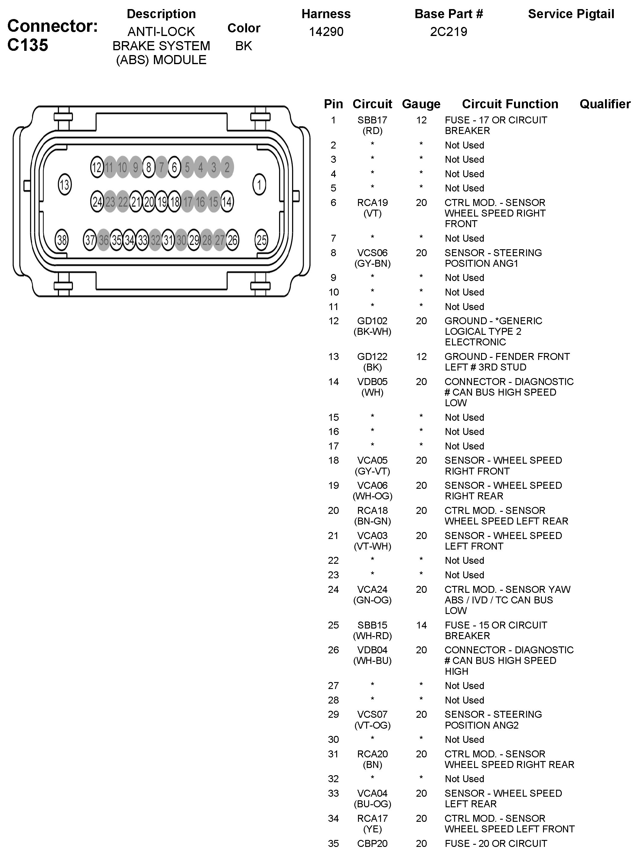 Factory service manual diagram