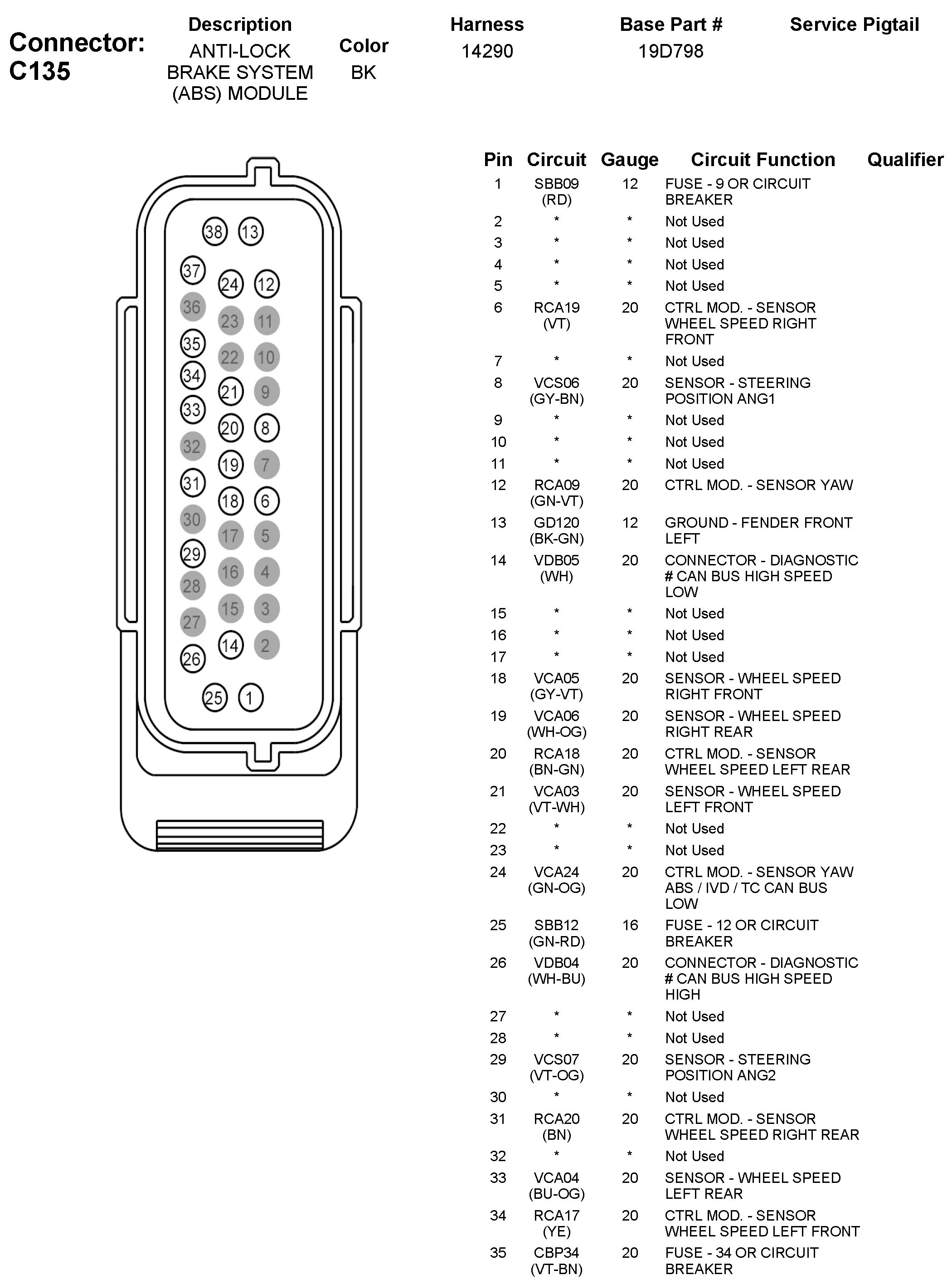 Factory service manual diagram