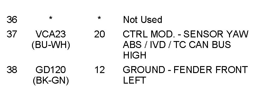Factory service manual diagram