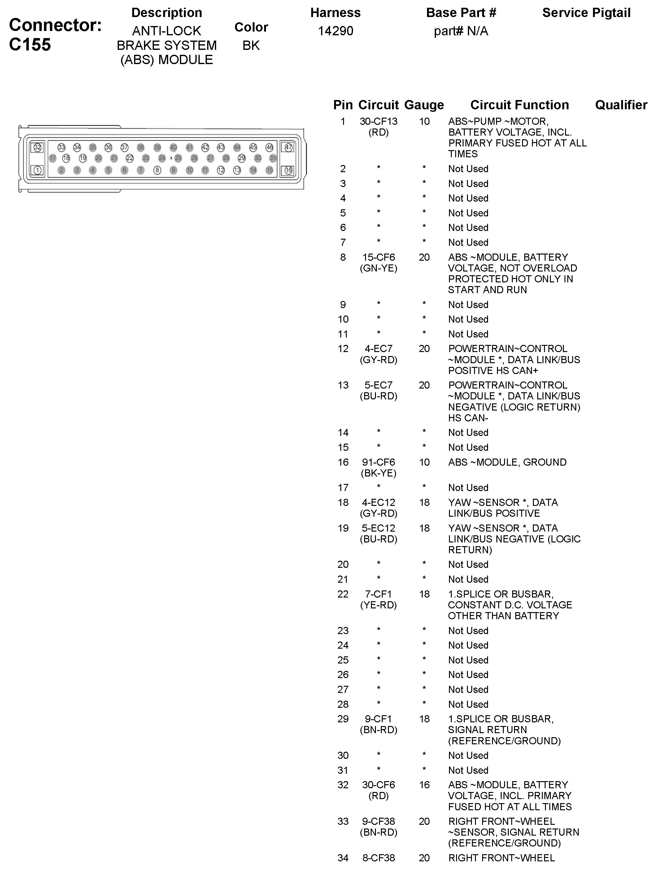 Factory service manual diagram