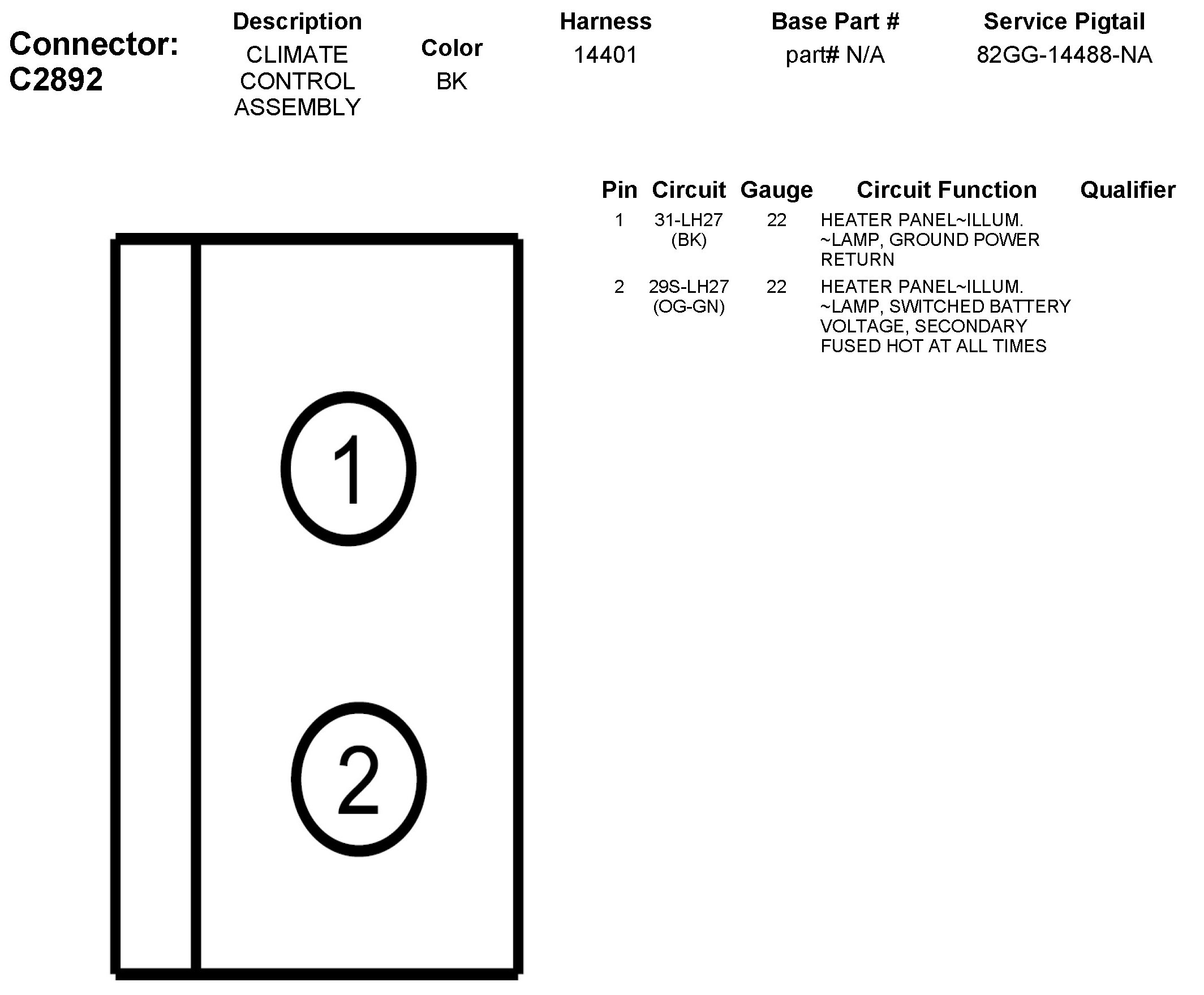 Factory service manual diagram