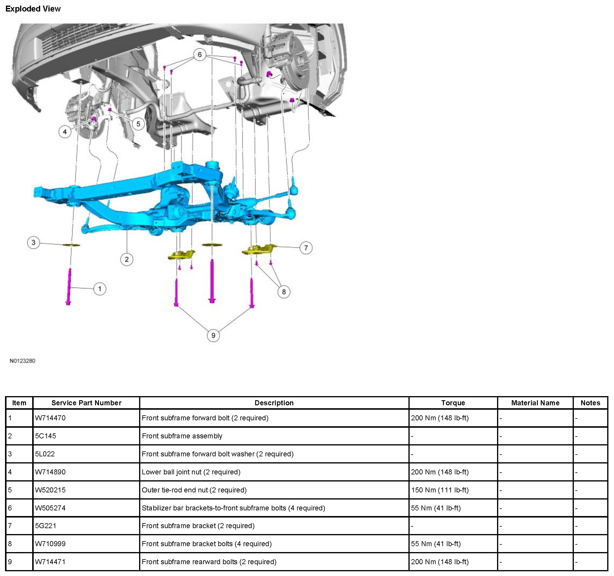 Factory service manual diagram