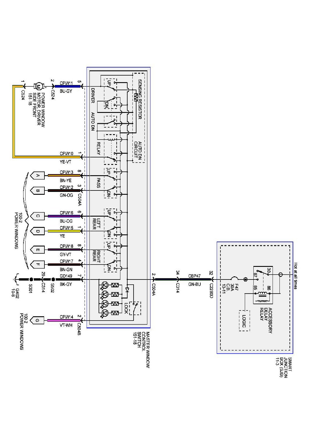 Factory service manual diagram