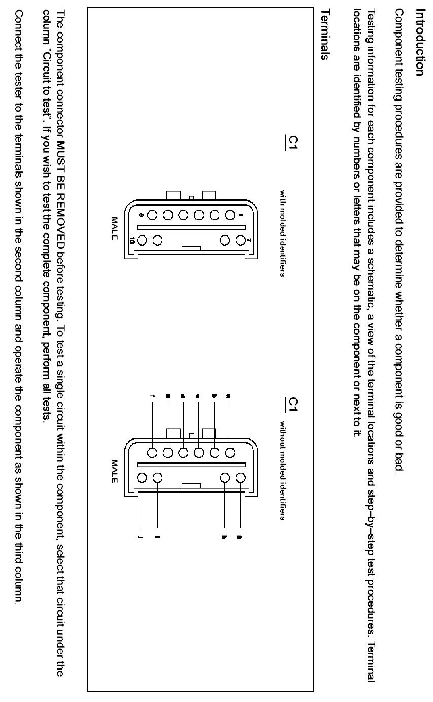 Factory service manual diagram