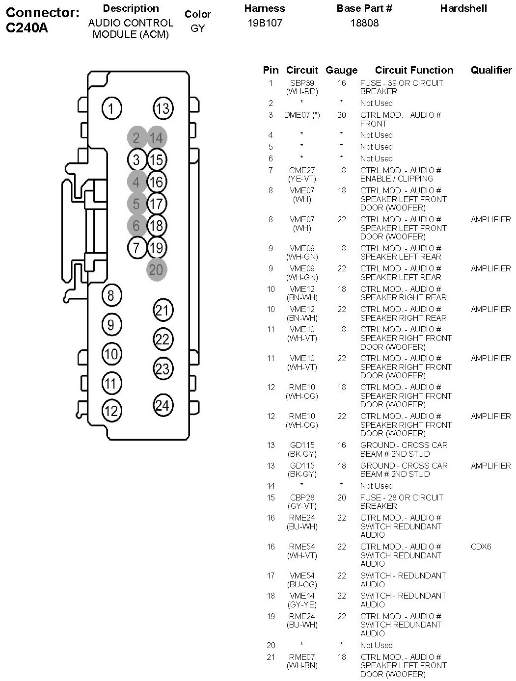 Factory service manual diagram