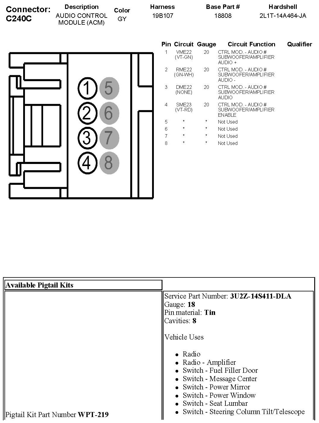 Factory service manual diagram