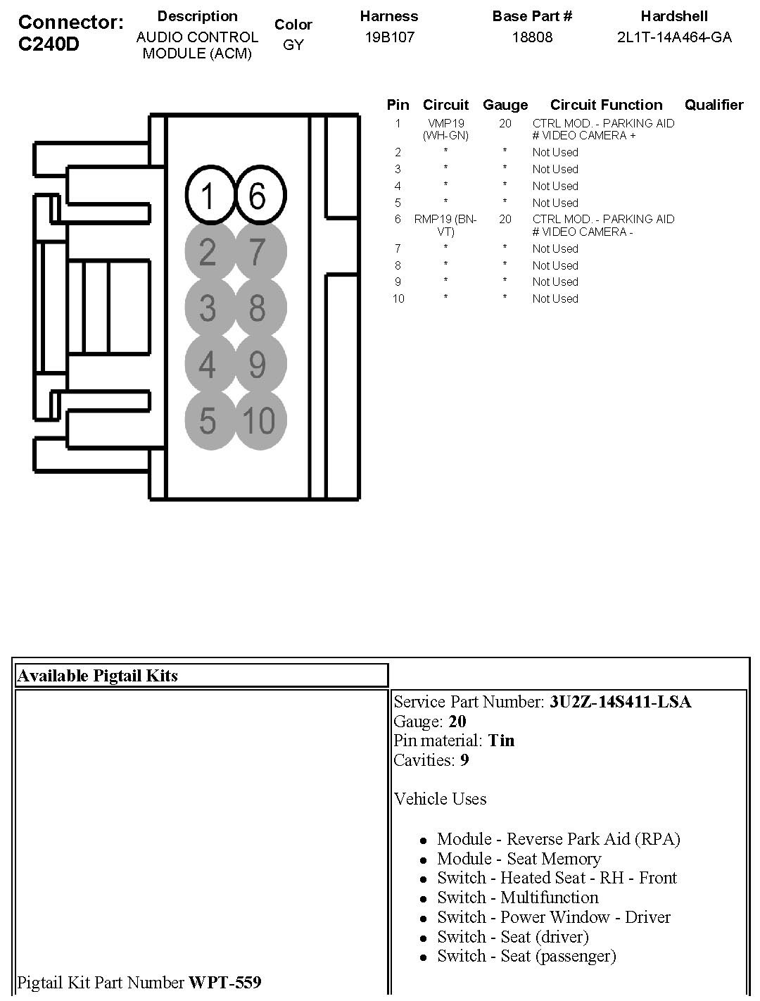 Factory service manual diagram