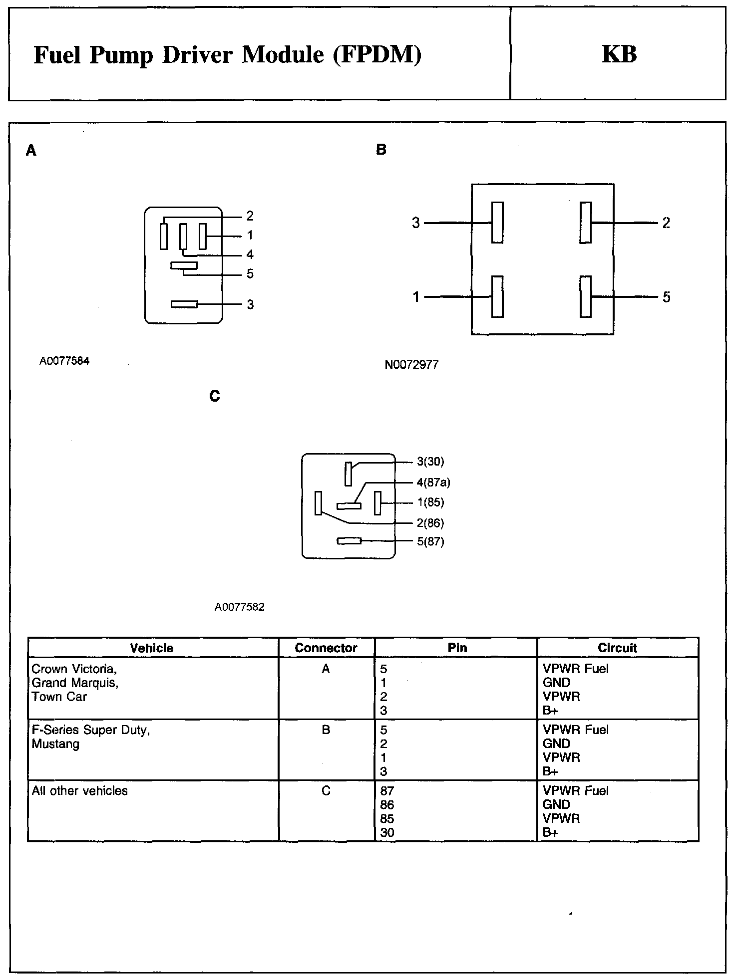 Factory service manual diagram
