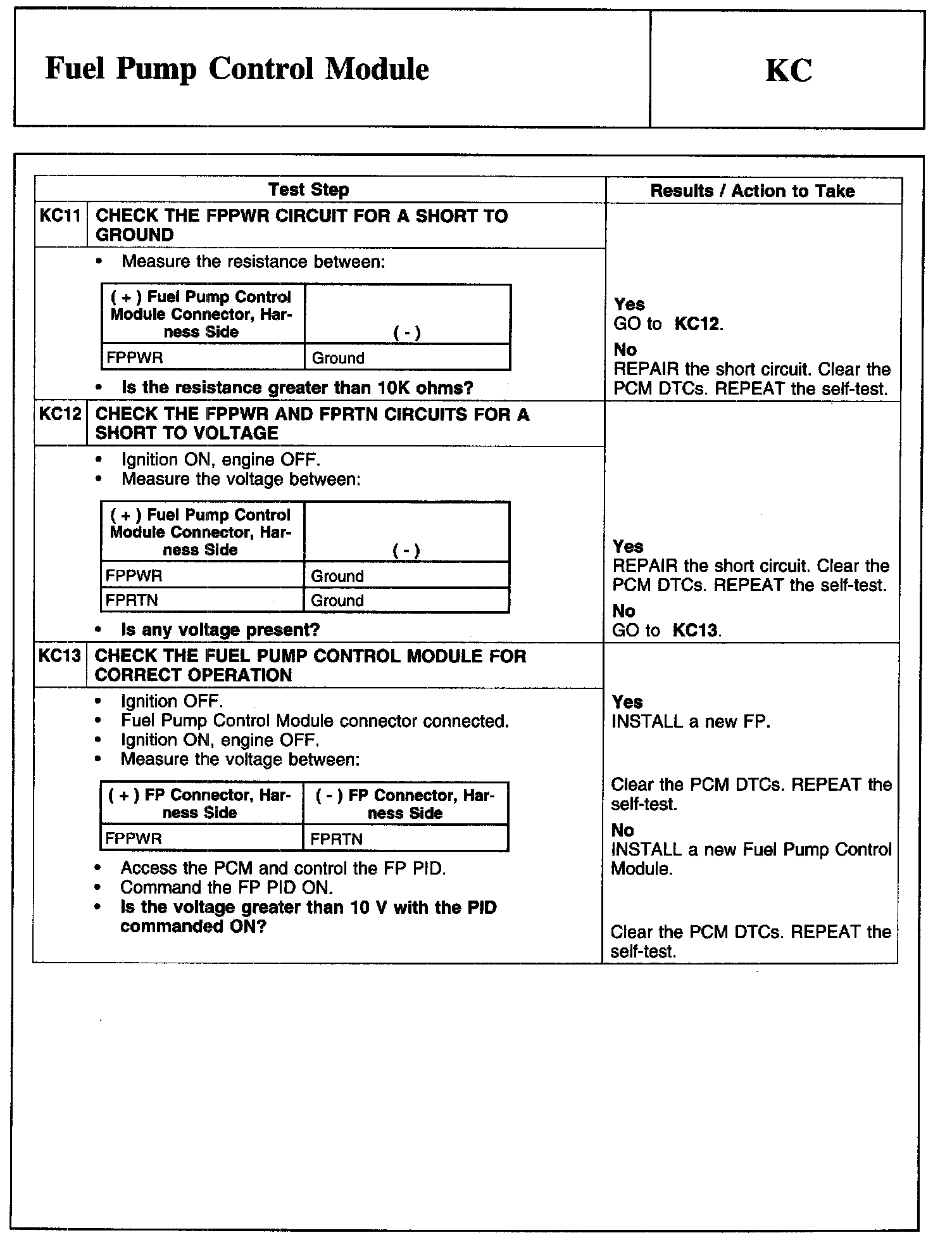 Factory service manual diagram