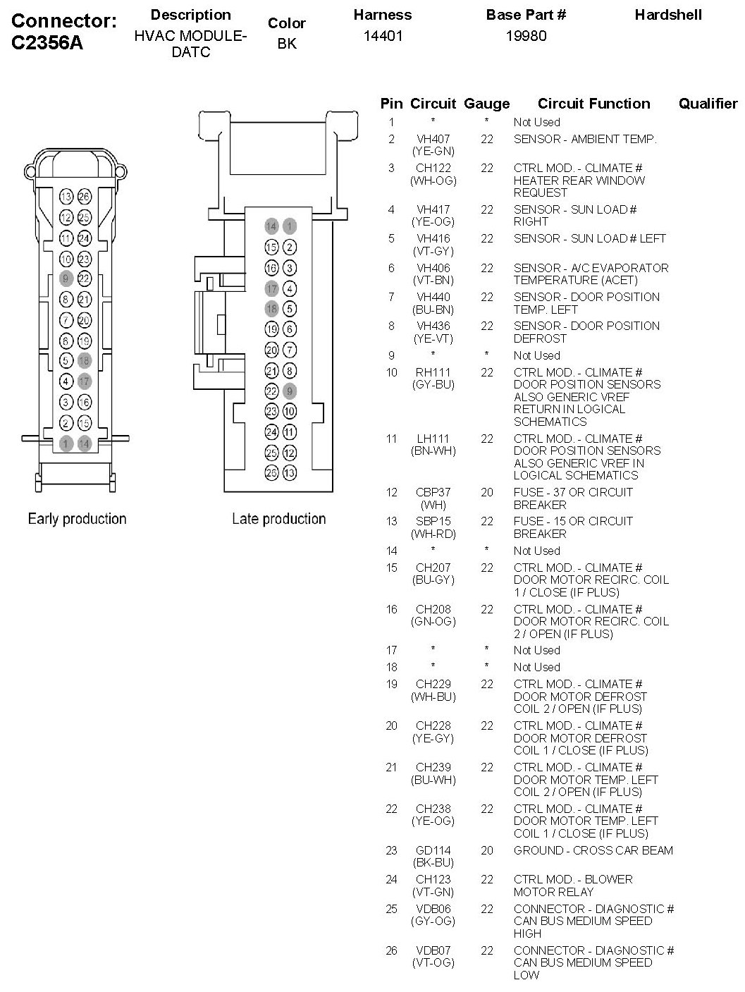 Factory service manual diagram