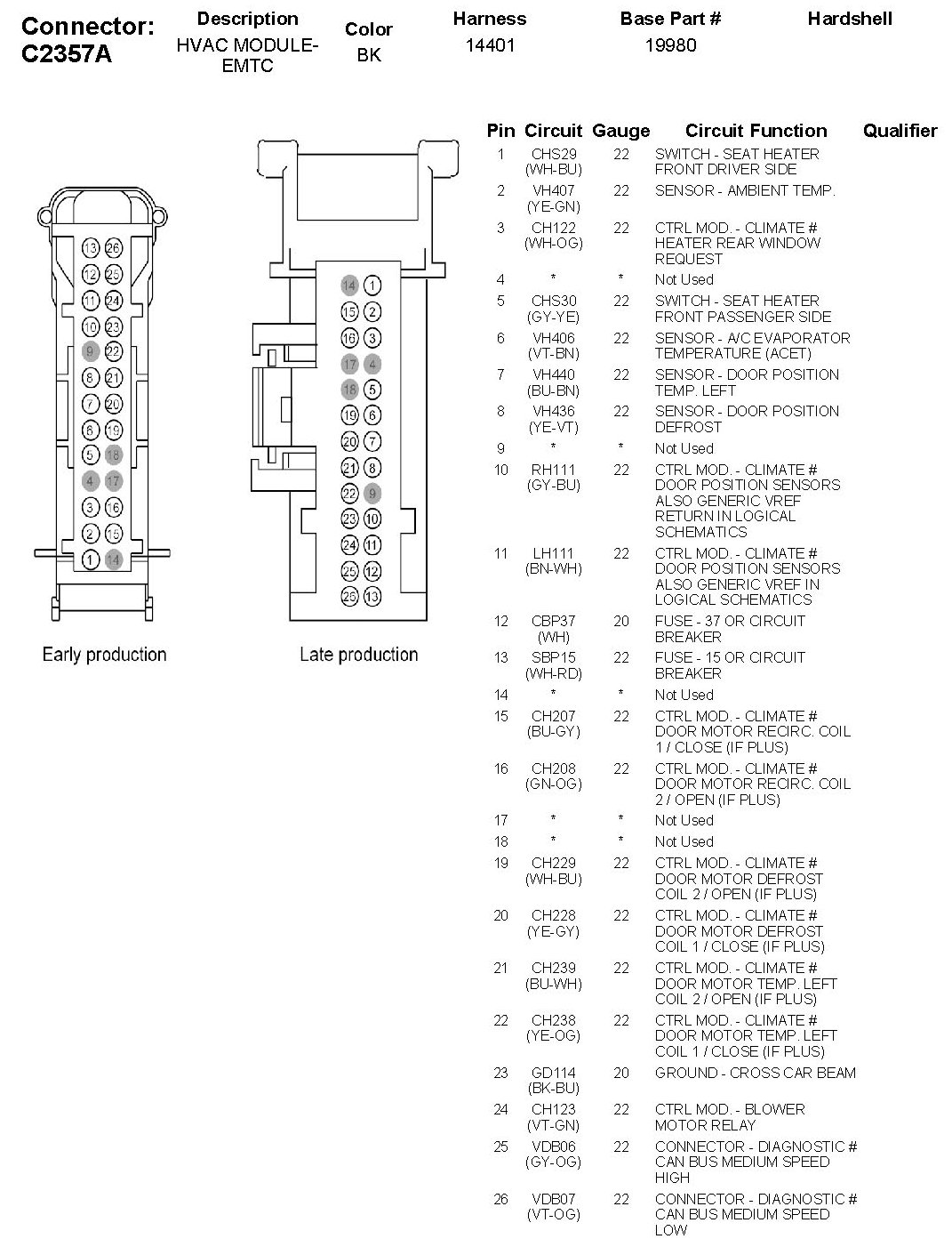 Factory service manual diagram