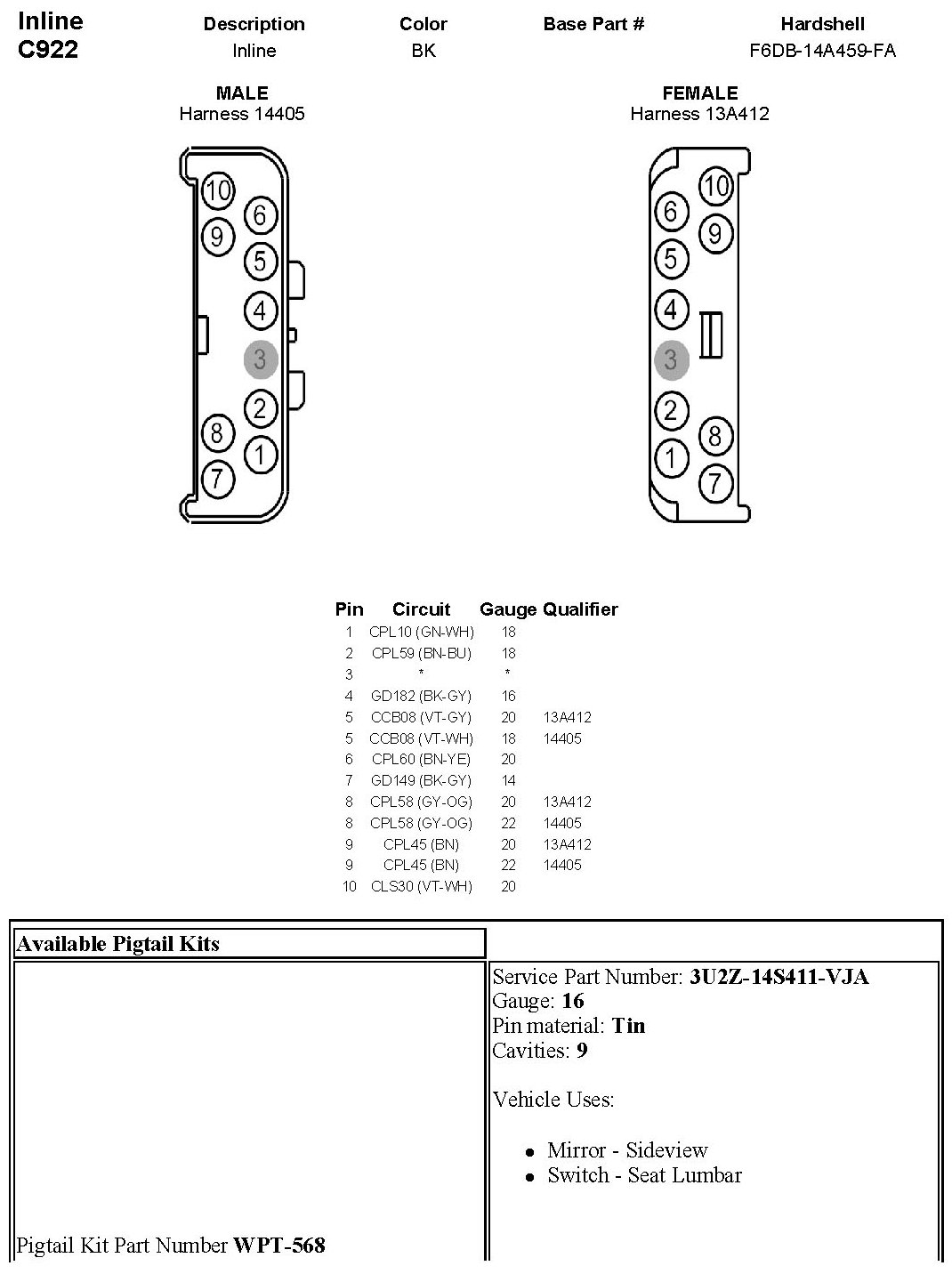 Factory service manual diagram
