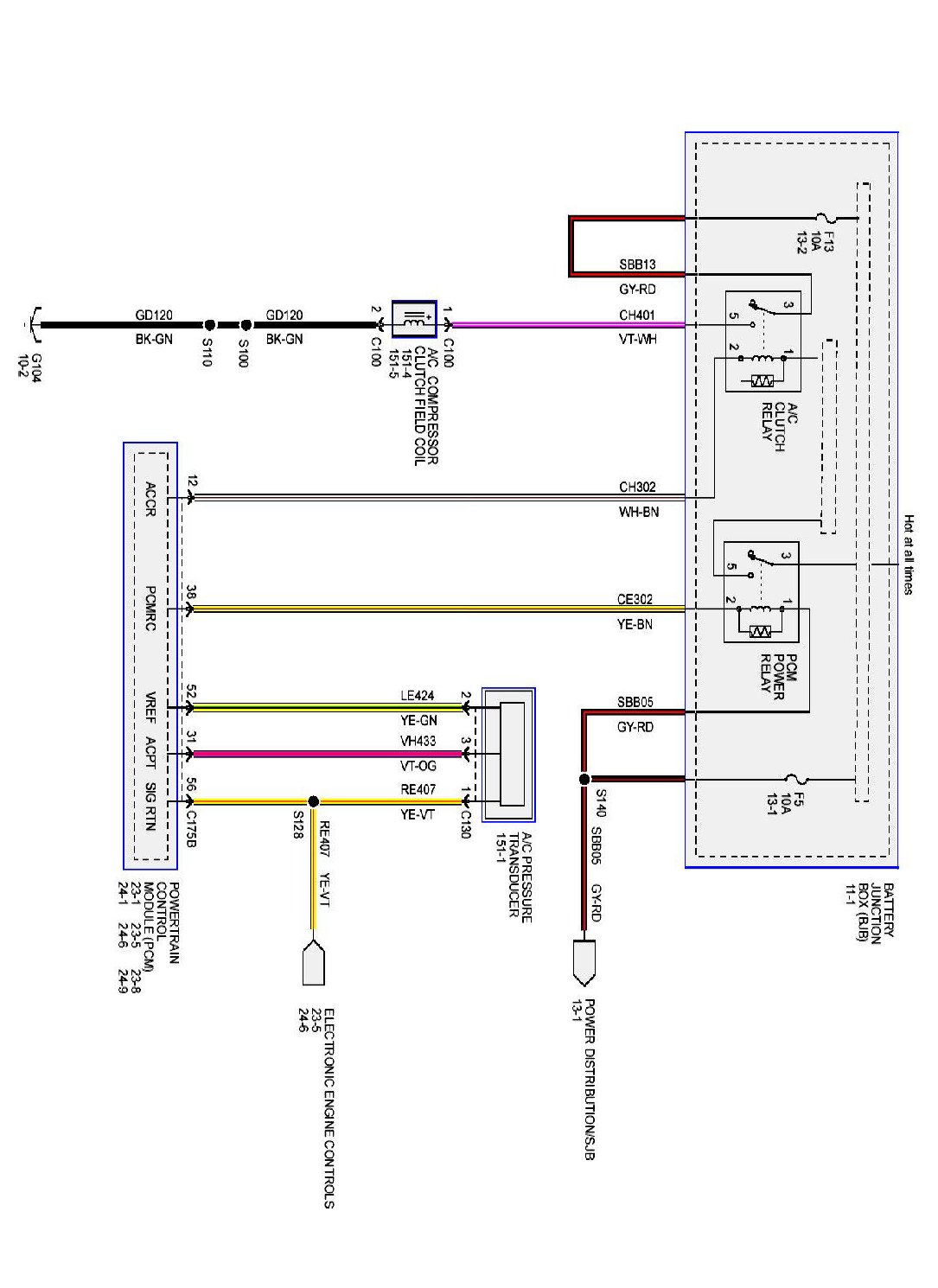 Factory service manual diagram