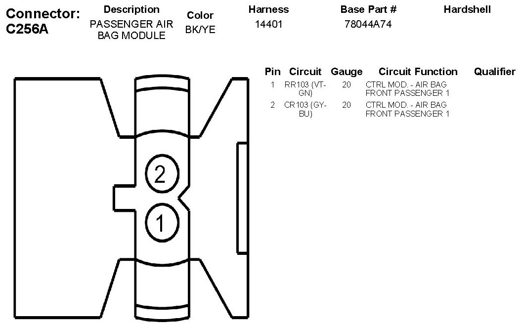 Factory service manual diagram