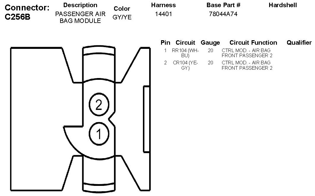 Factory service manual diagram