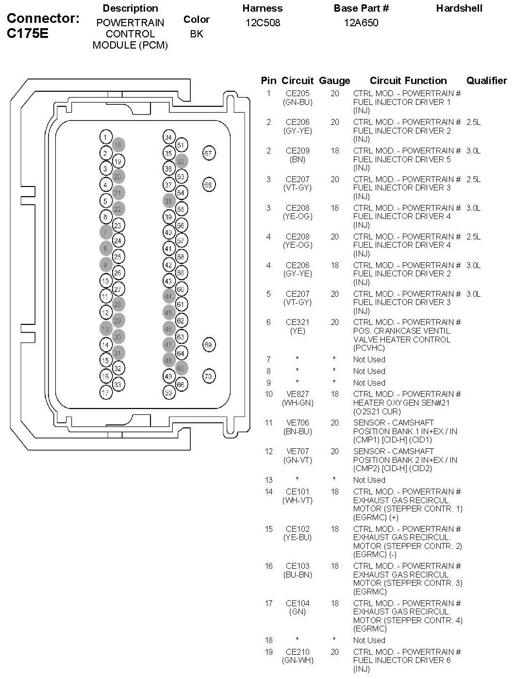 Factory service manual diagram