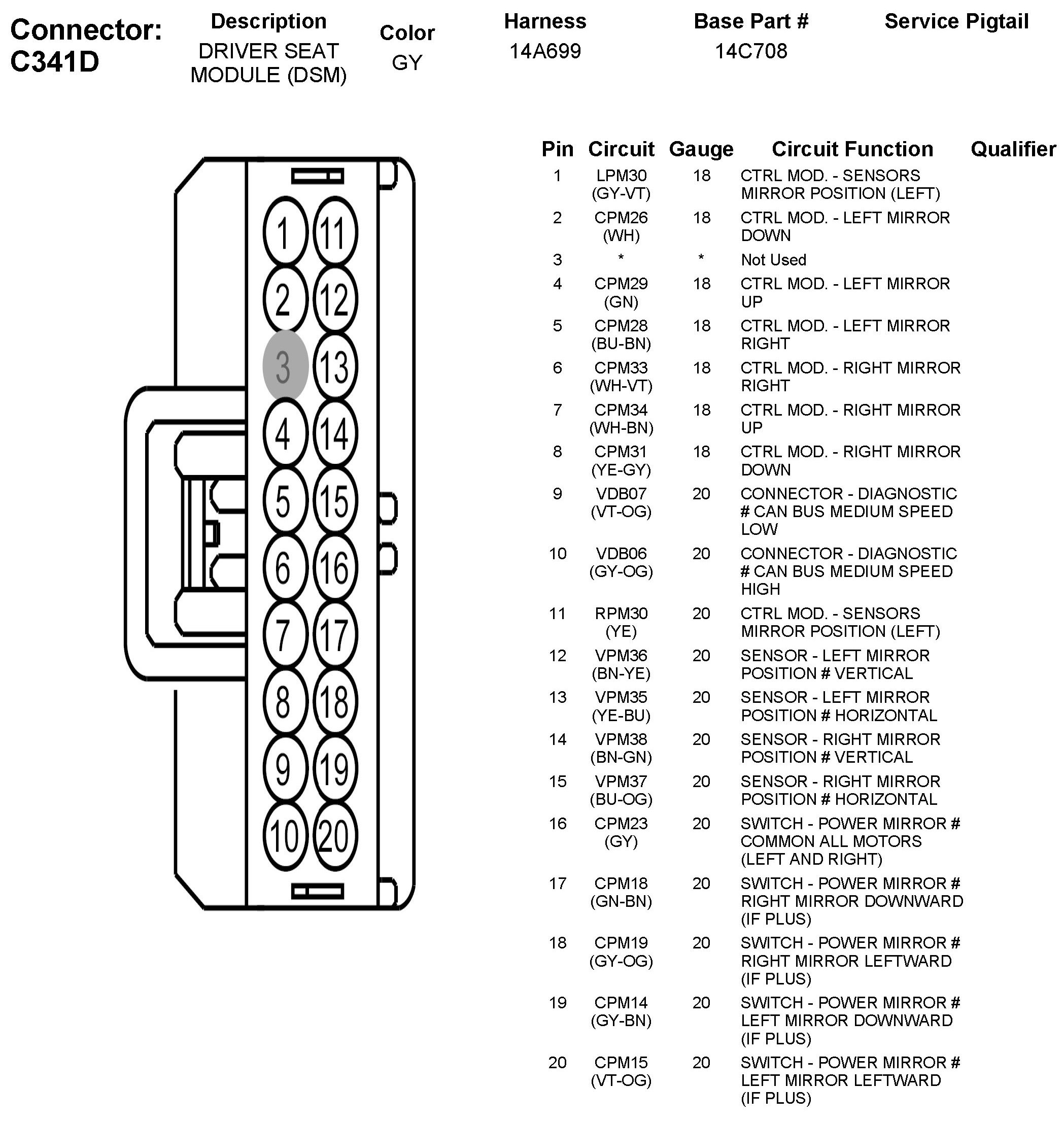 Factory service manual diagram