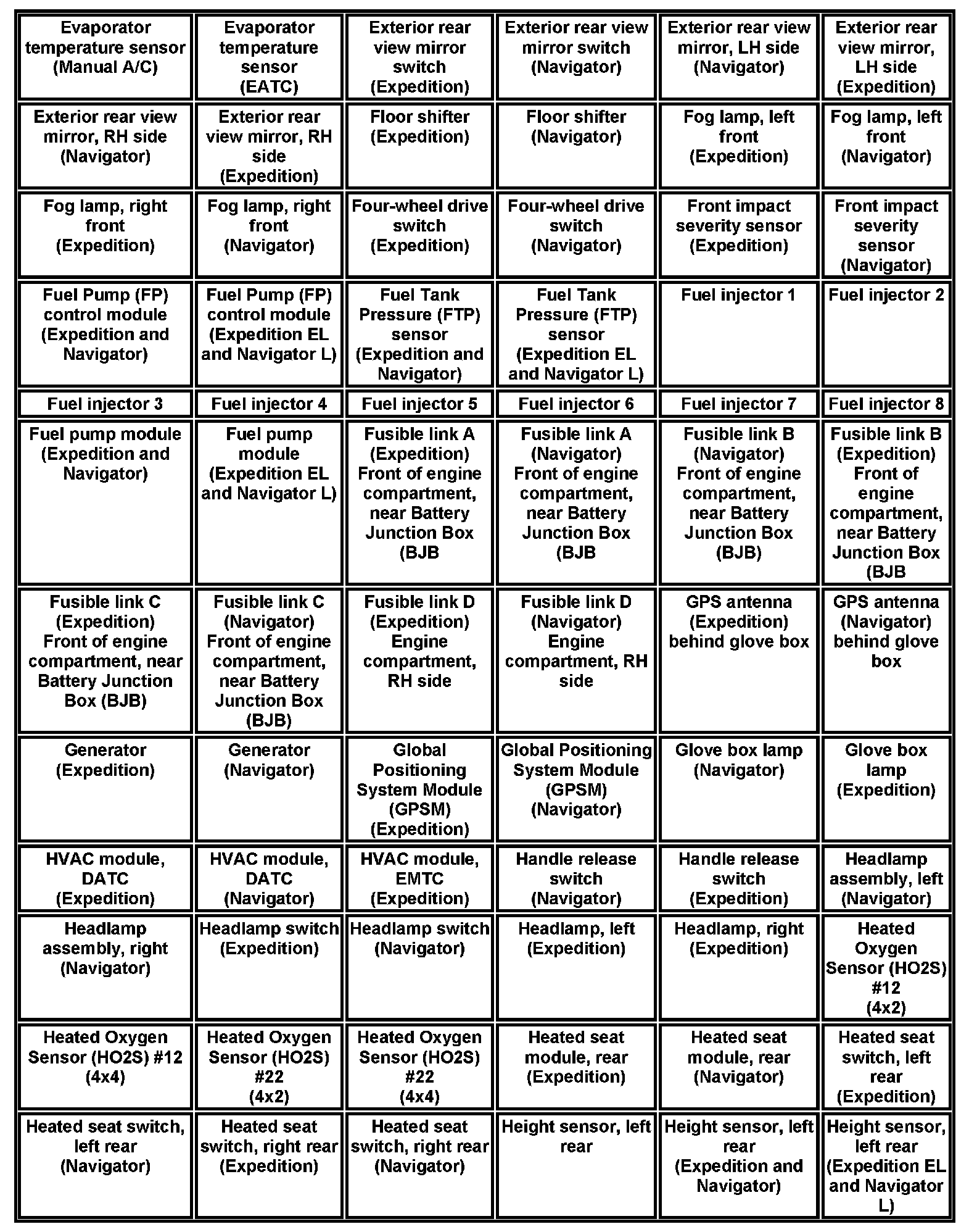 Factory service manual diagram