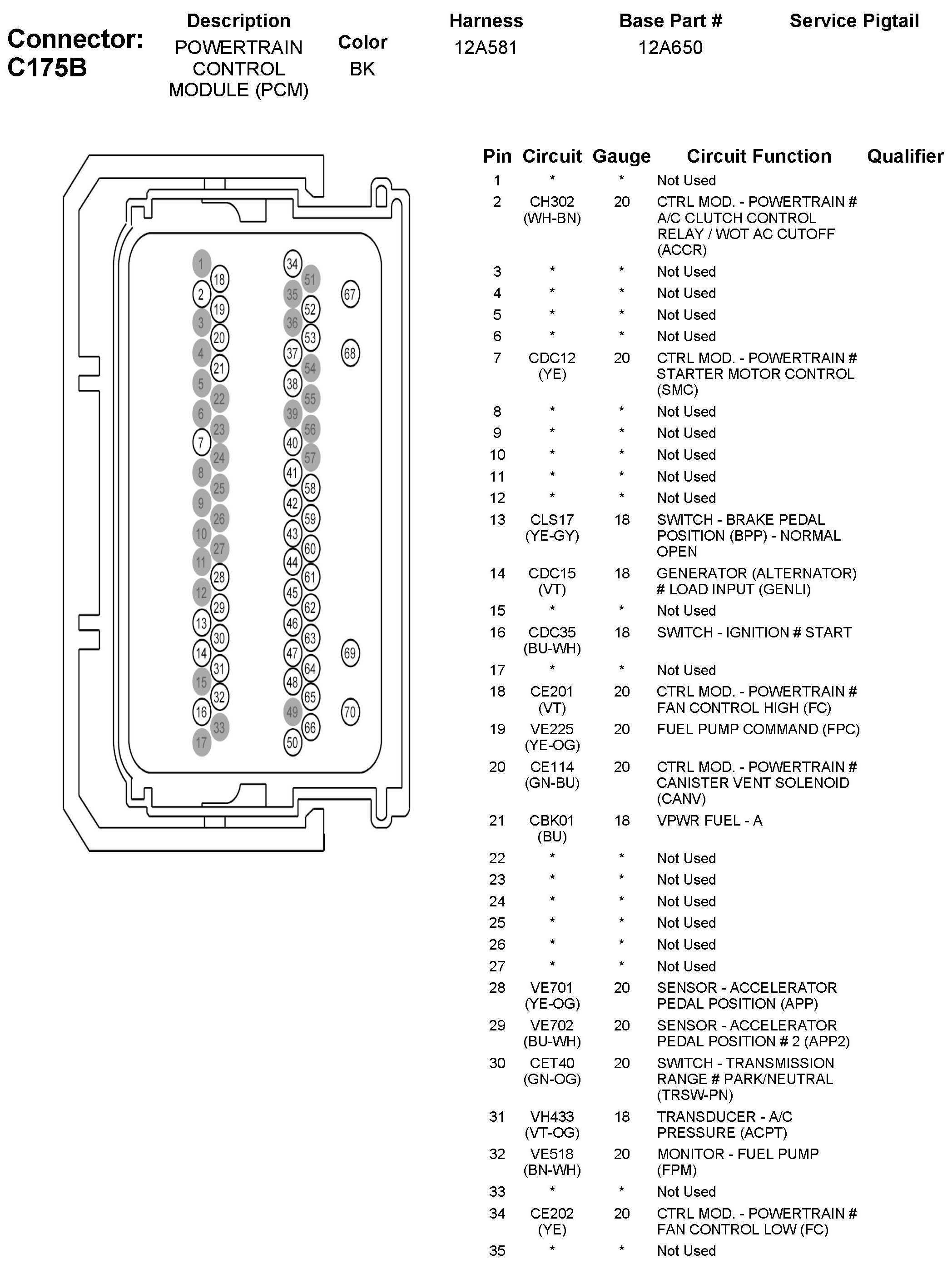 Factory service manual diagram
