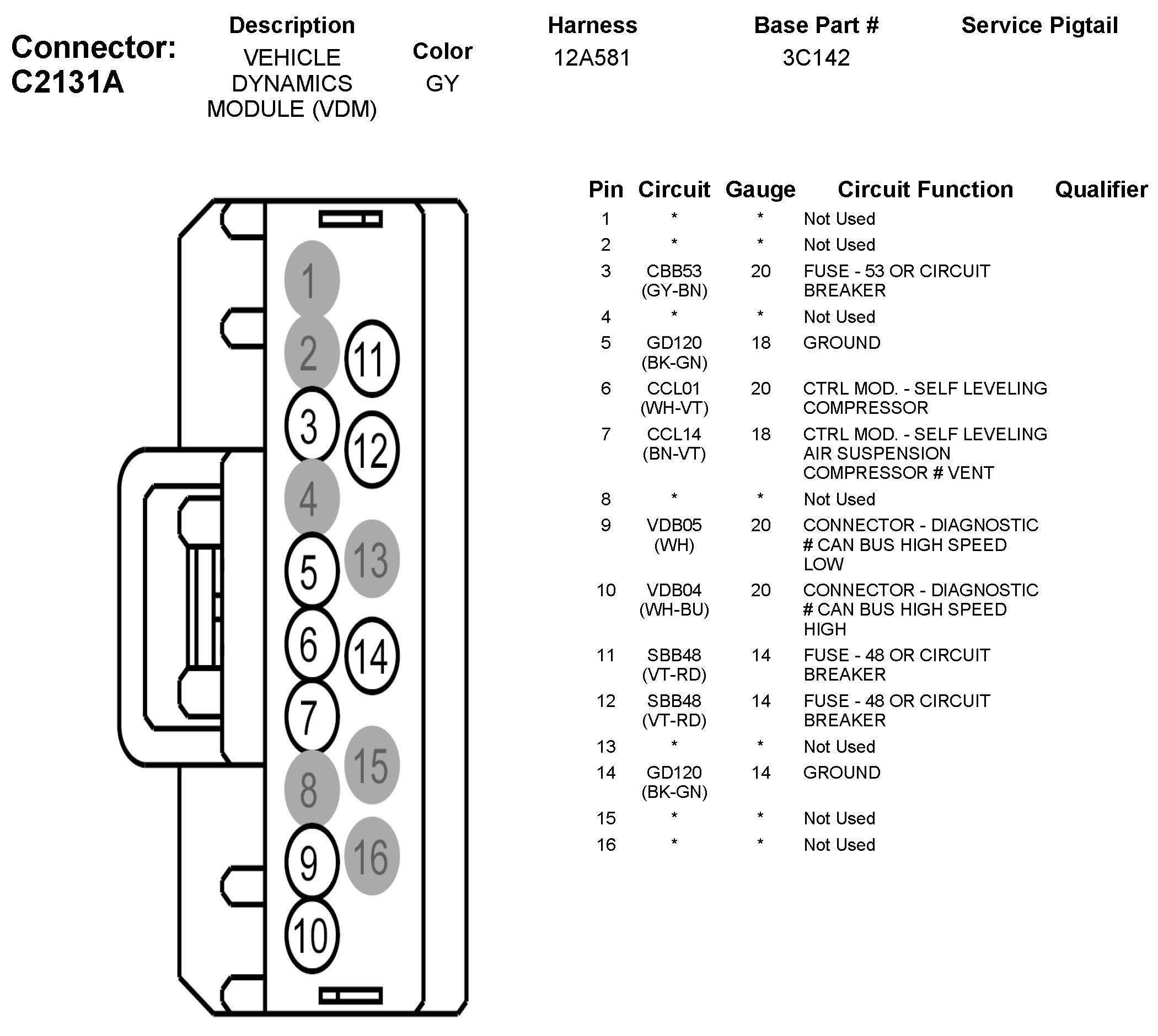 Factory service manual diagram